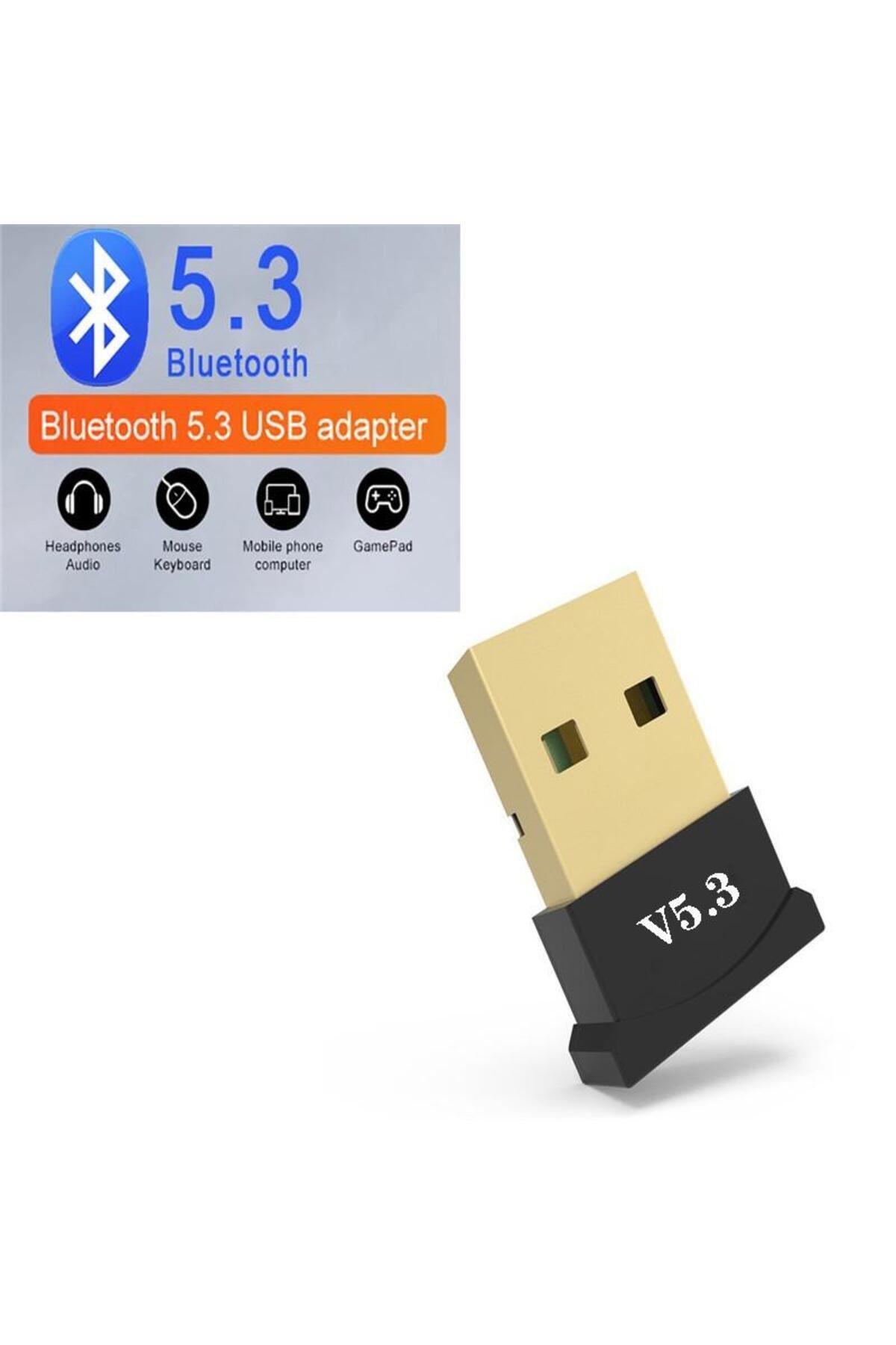 Masaüstü,dizüstü Bilgisayar Bluetooth Aparatı Mini V5.3 Usb Bluetooth Dongle 5.3 Bluetooth Adaptörn