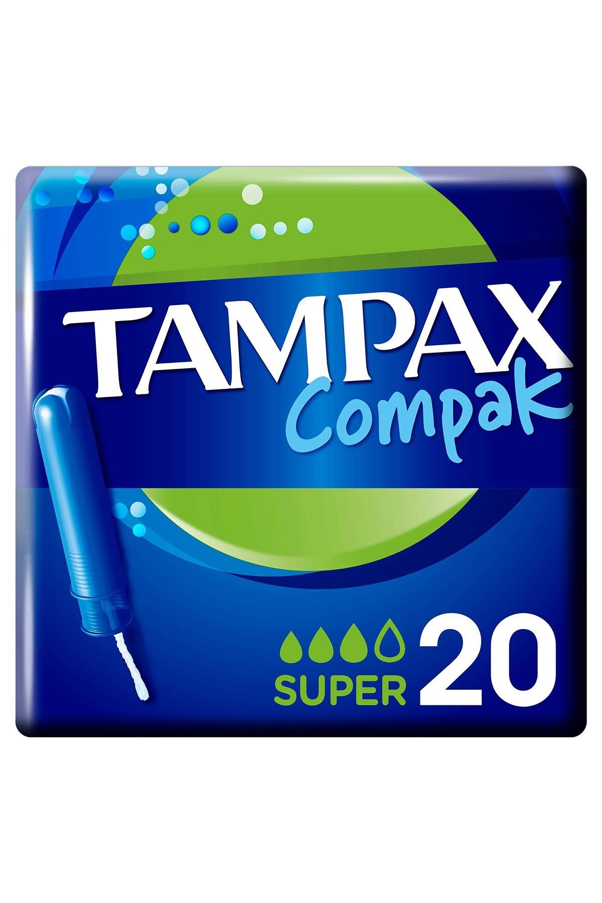 Compak Super Tampon Aplikatörlü 20 Adet