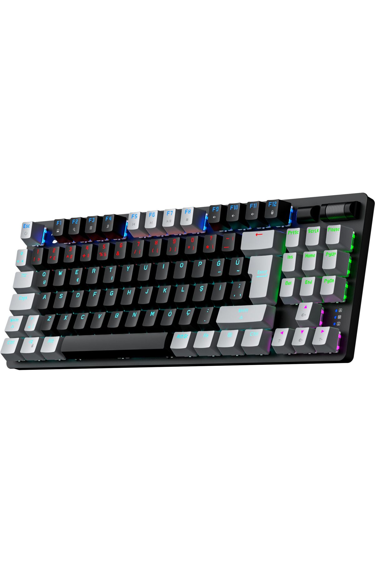 Eva 5 60M Mekanik Red Switch Türkçe Q 88 Tuş USB Gaming Klavye