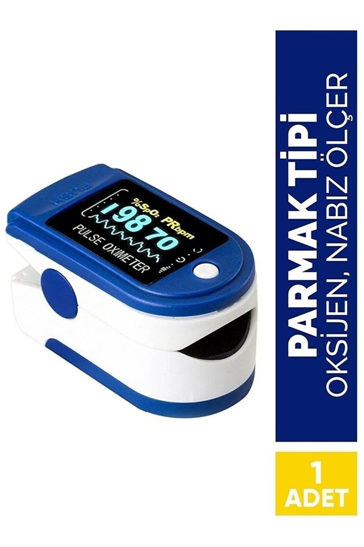 Pulse Oksimetre Parmak Tipi Nabiz Oksijen 6007