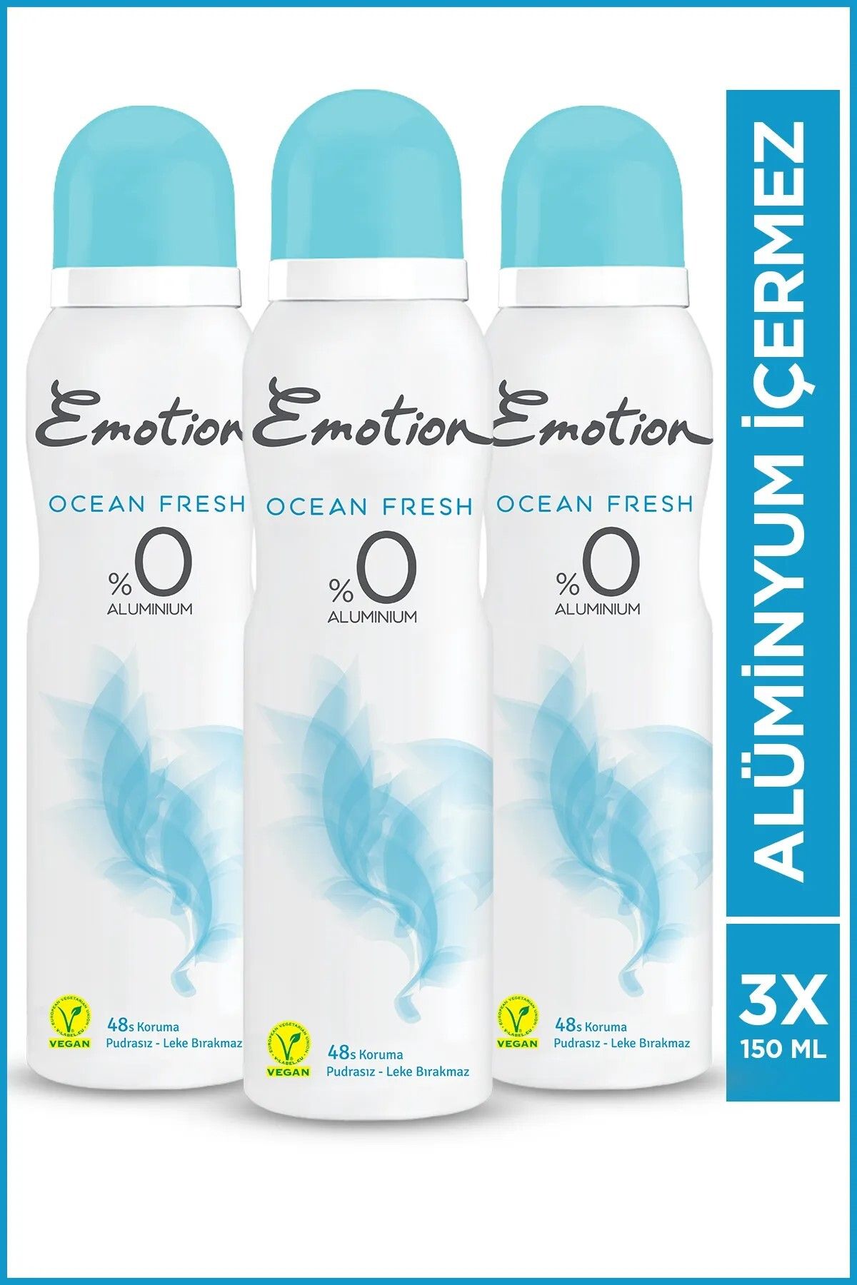 Ocean Fresh Kadın Deodorant 3x150ml