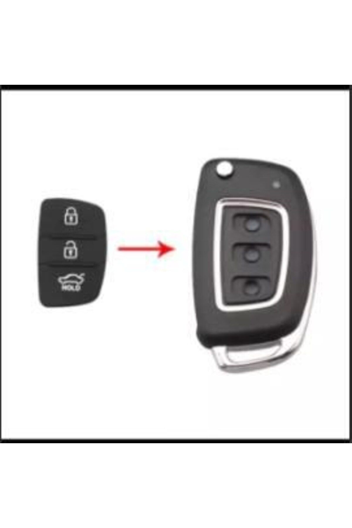 Anahtar Tuşu I10 I20 I30 Ix35 Dış Çerçeve Çıtalı