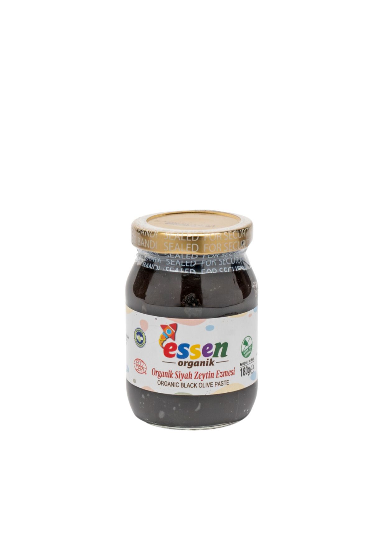 Organik Sade Zeytin Ezmesi 190 Cc (İLAVE TUZ IÇERMEZ)