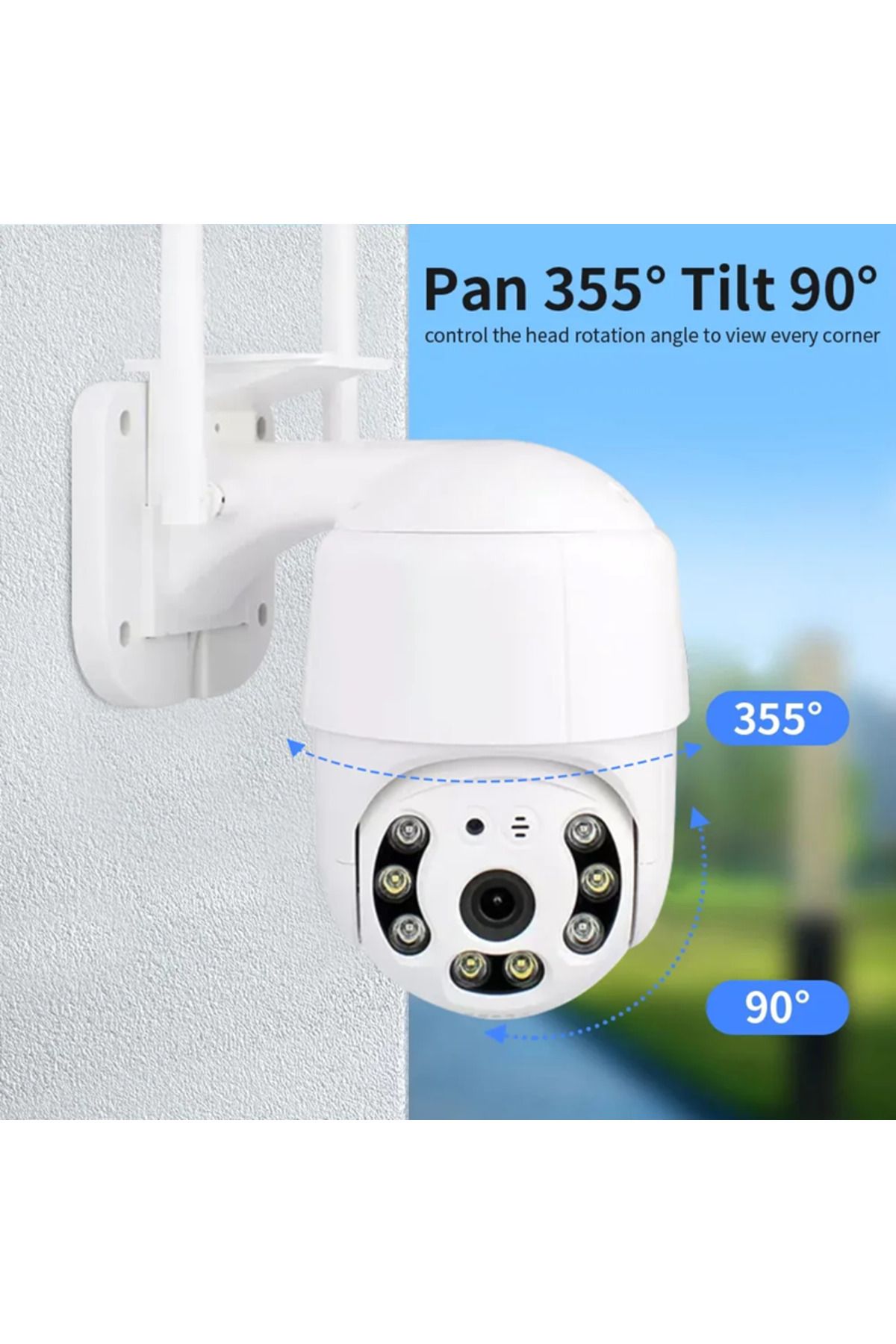 1080p Speed Dome Ptz 2mp Dış Mekan Ip-30 Kamera
