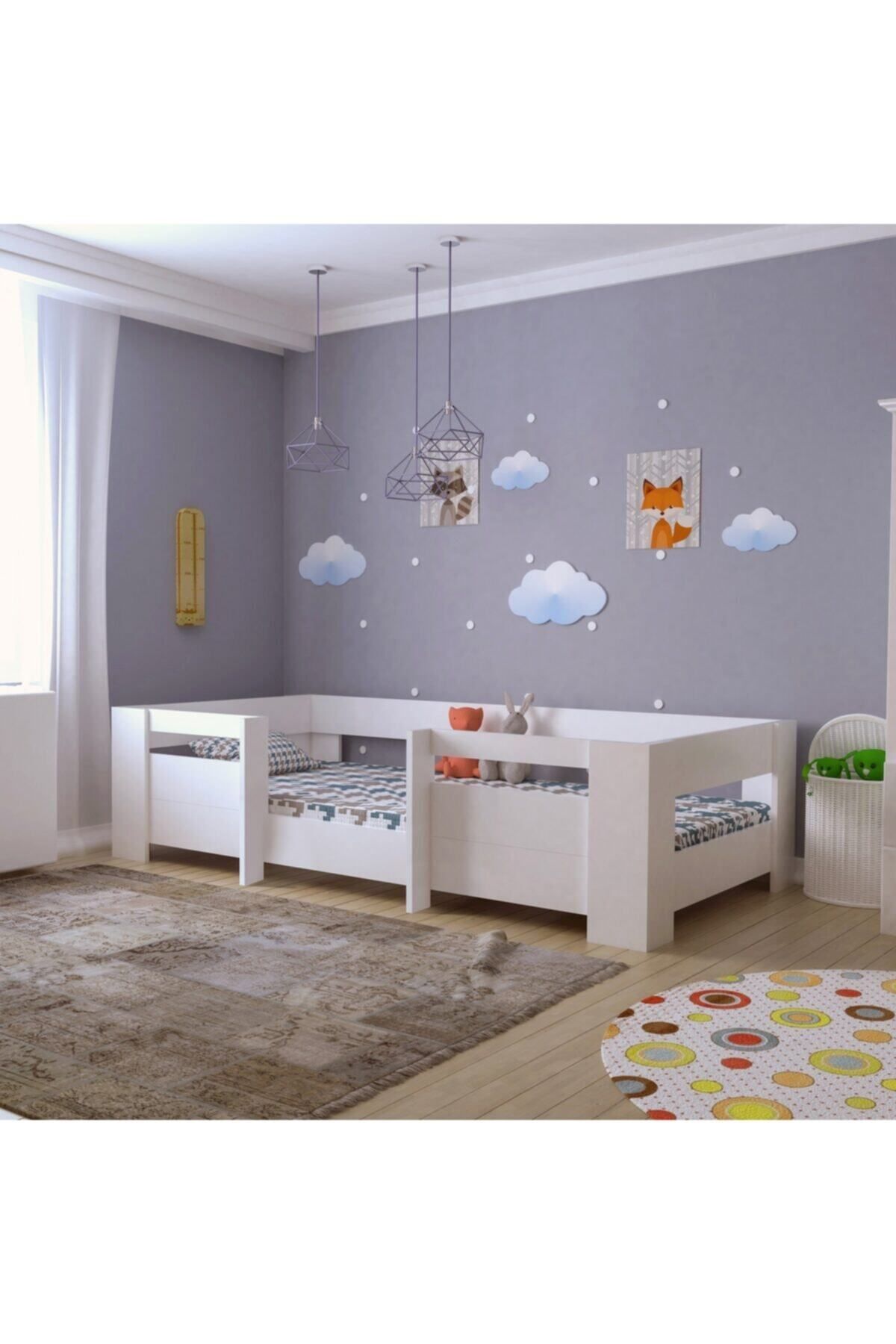 Vega Montessori Mdf Mm5 Karyola Beyaz 90x190 Yatak Uyumlu M 2005