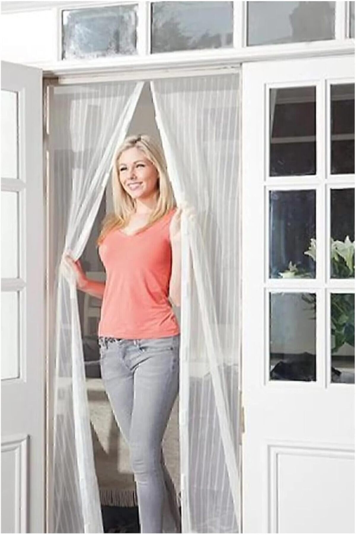 Kapı Sinekliği – Balkon Ve Bahçe Kapısı Için Sinek Ve Böcek Önleyici Tül Perde,