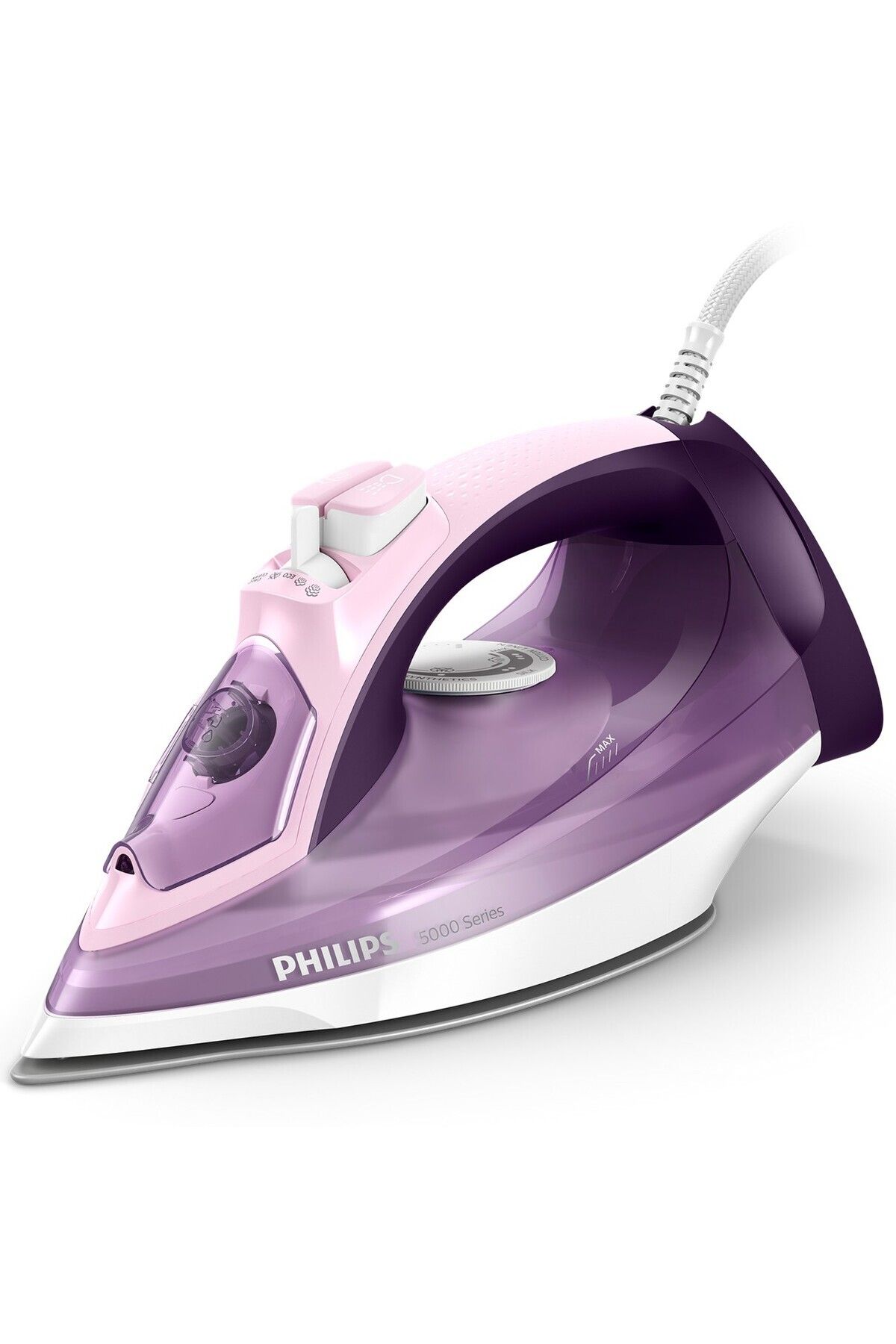 5000 Serisi Buharlı Ütü 2400W, 180g Şok Buhar, SteamGlide, 40 g/dk Sürekli Buhar, DST5020/30