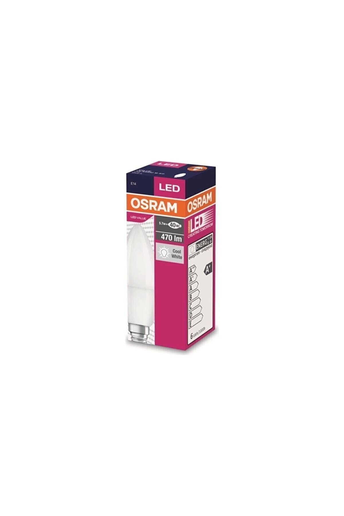 Ledvalue 4,9-5w (40W) Led Mum Ampul Beyaz 6500k - E14 Duy