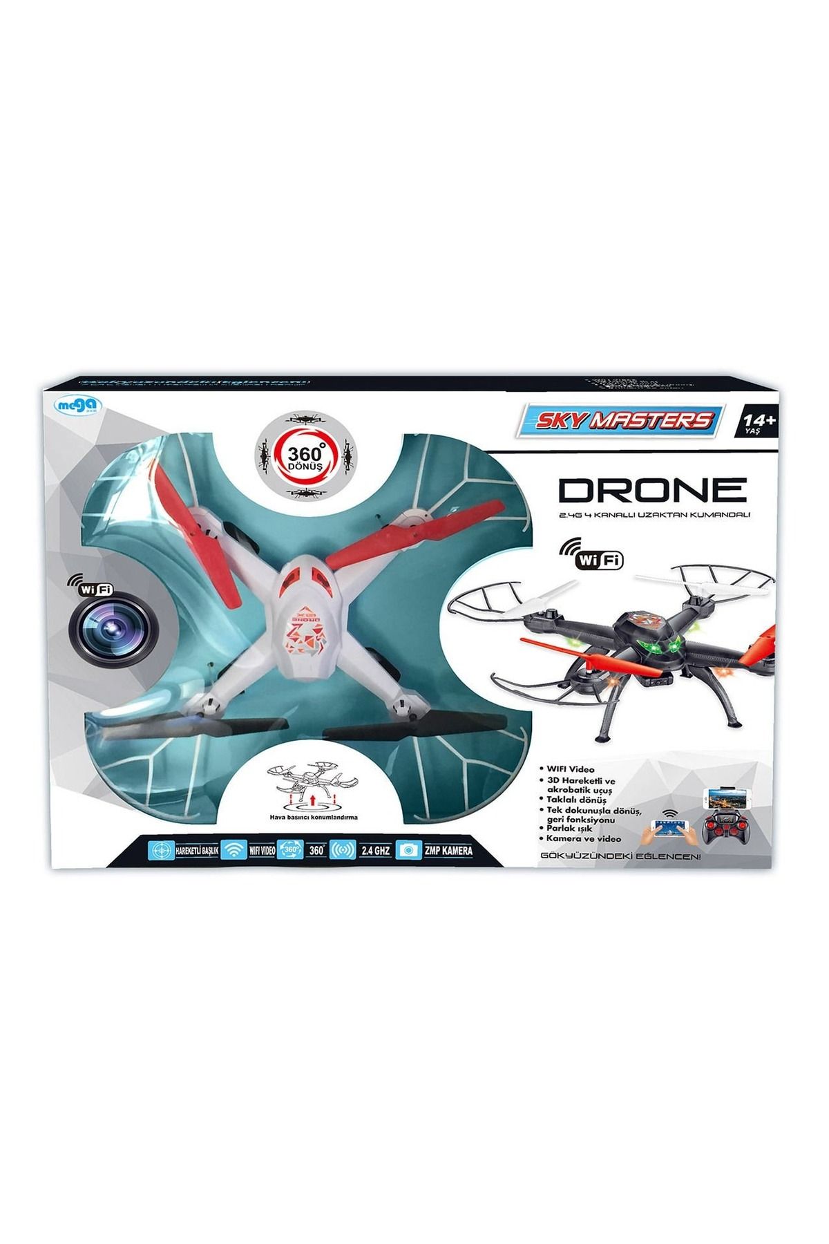 Mega 2.4G Kameralı Sky Hunter Drone - Wifi