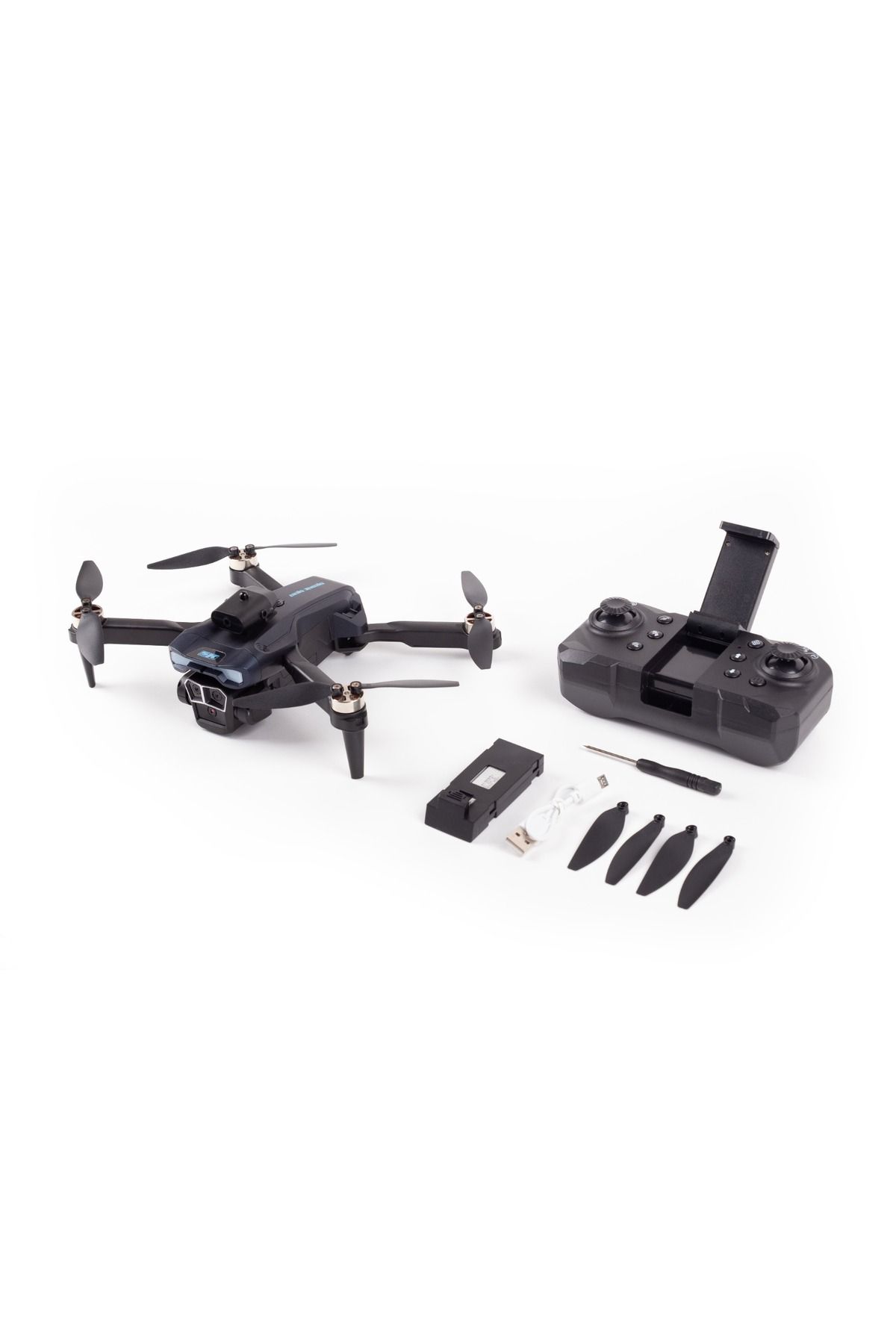 Sk007 3 Kameralı ve Engel Sensörlü Fırçasız Motorlu Drone