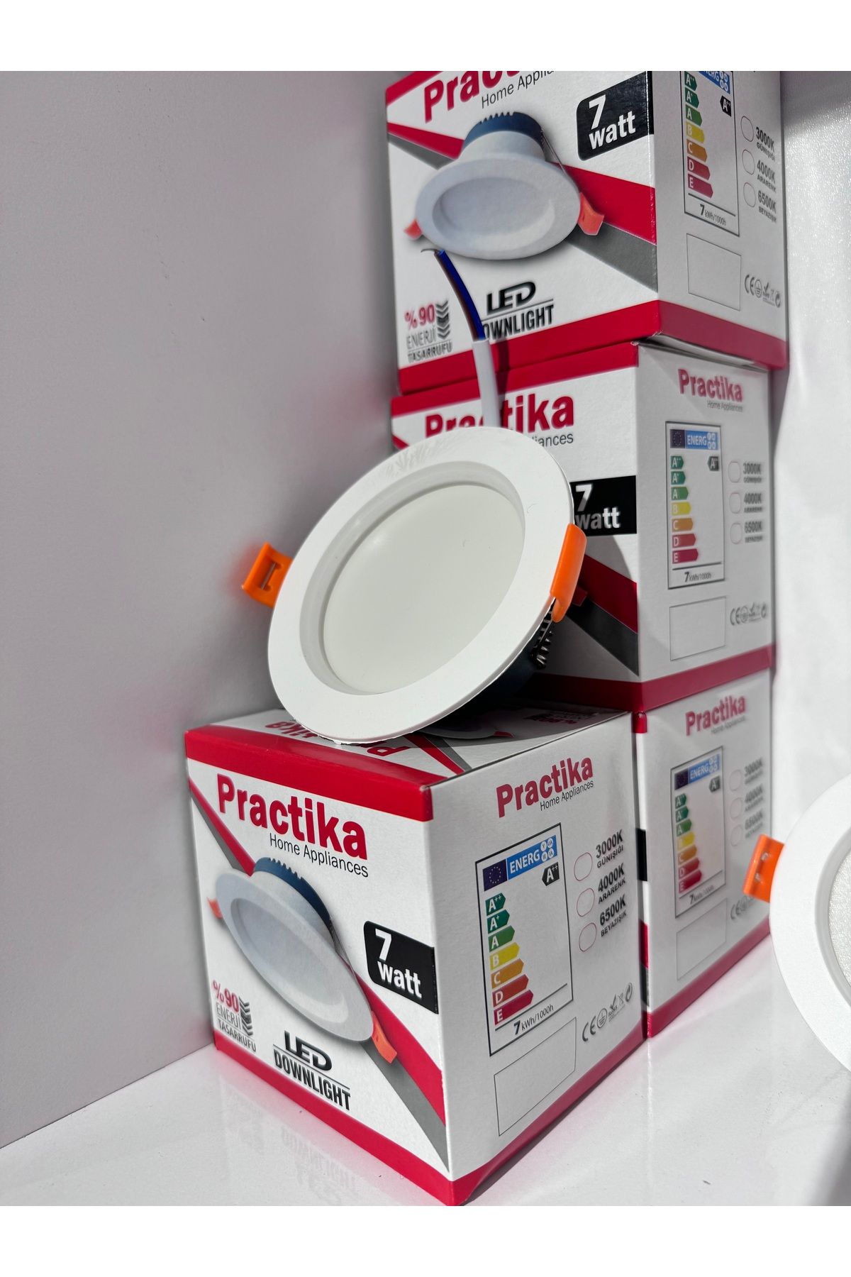 7w Sıva Altı Led Downlight Spot -beyaz Kasa (1 ADET)