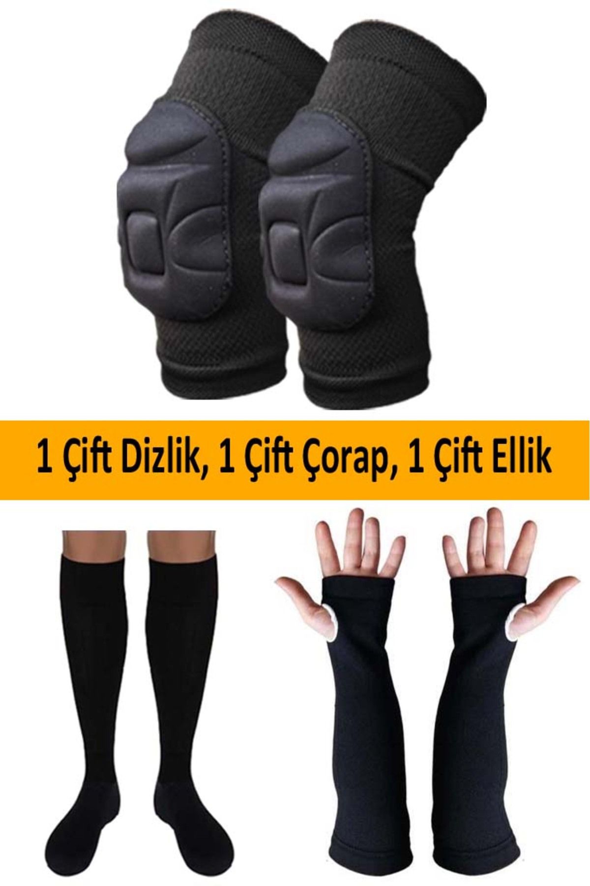 Voleybol Dizliği Voleybol Kolluk Voleybol Çorap Seti