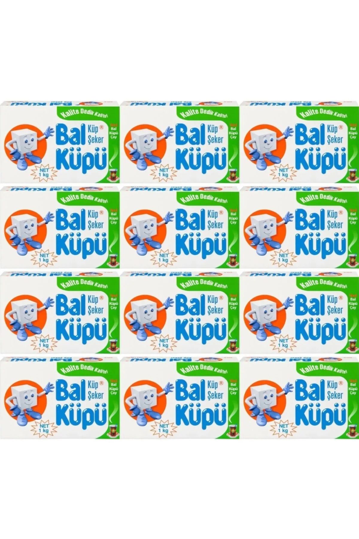 1kg Küp Şeker -12 Adet