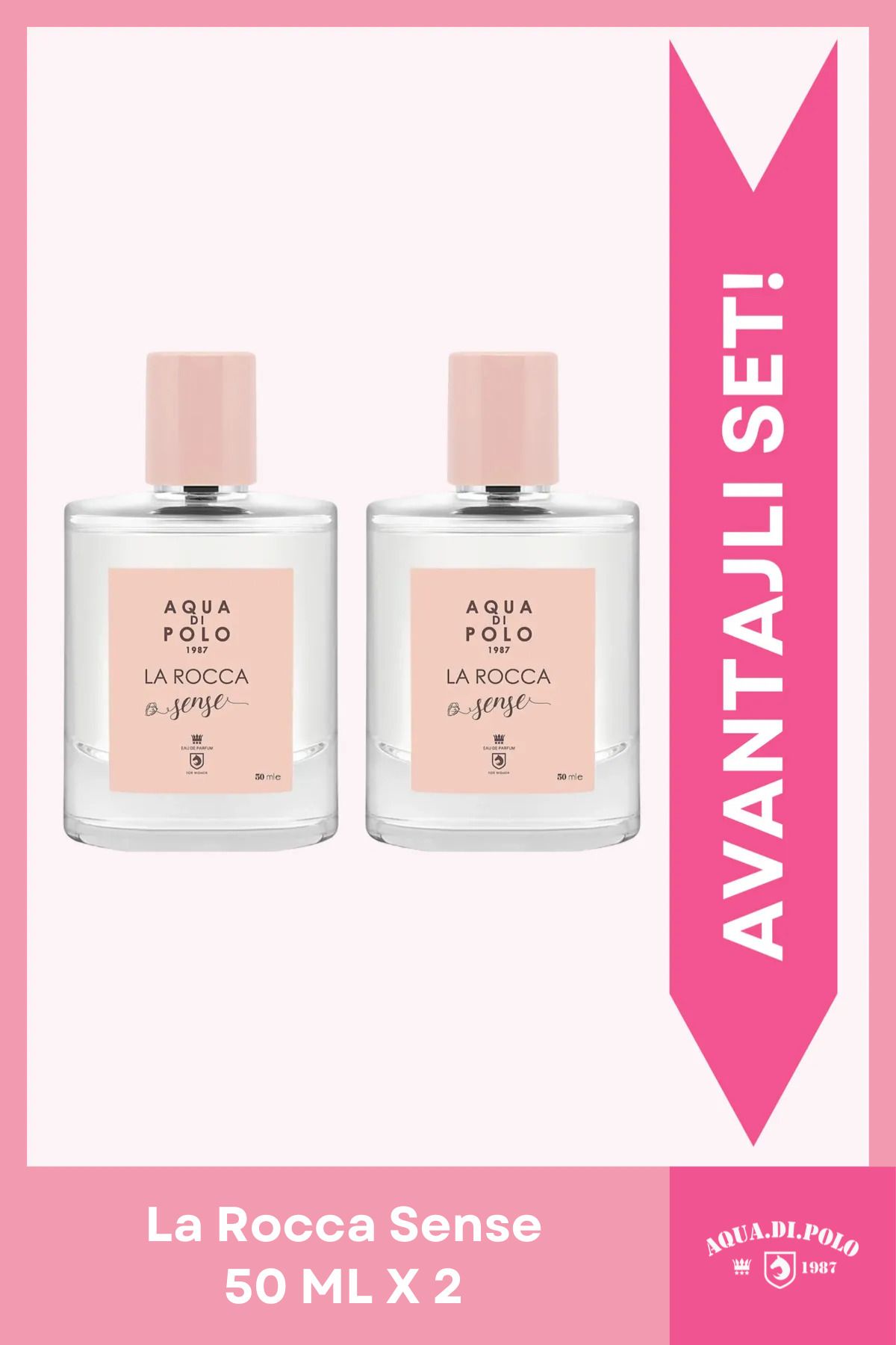 La Rocca Sense Edp 50 ml Çiçeksi, Oryantal Ikili Kadın Parfüm Seti Stcc010501