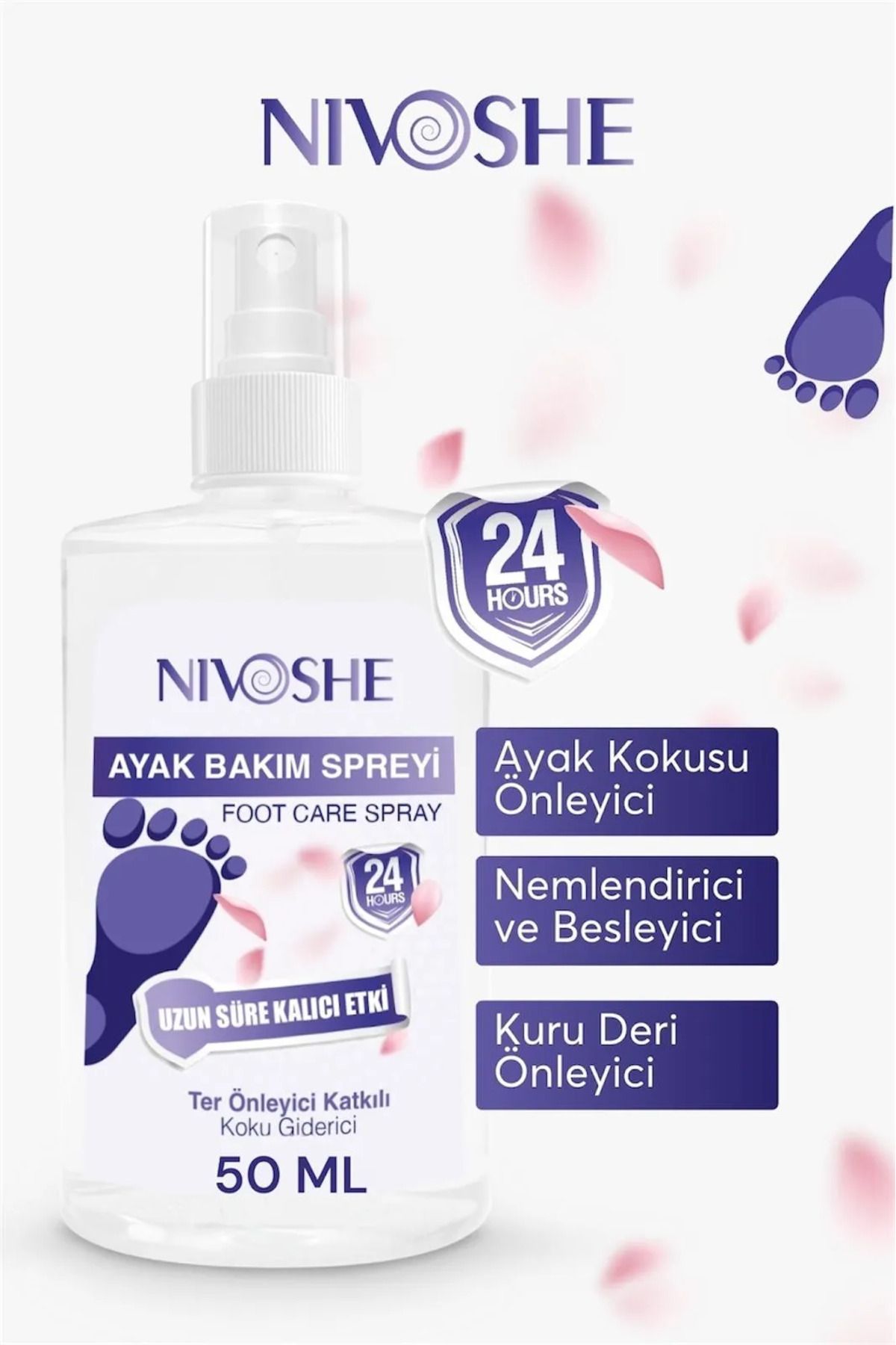 Ayak Kokusu Giderici Sprey Ayak Ayakkabı Terleme Önleyici Ve Nemlendirici Ayakkabı Koku Spreyi