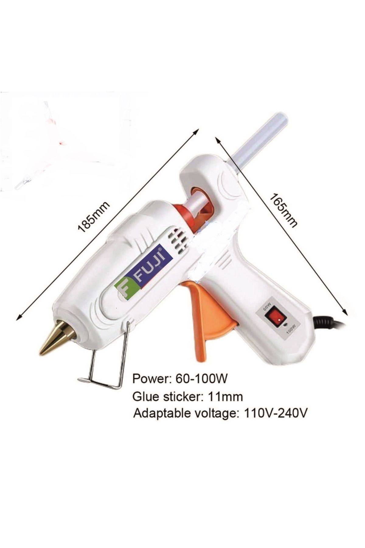 Sıcak Mum Silikon Tabancası 60-100 Watt Anahtarlı 5 Mum Ile