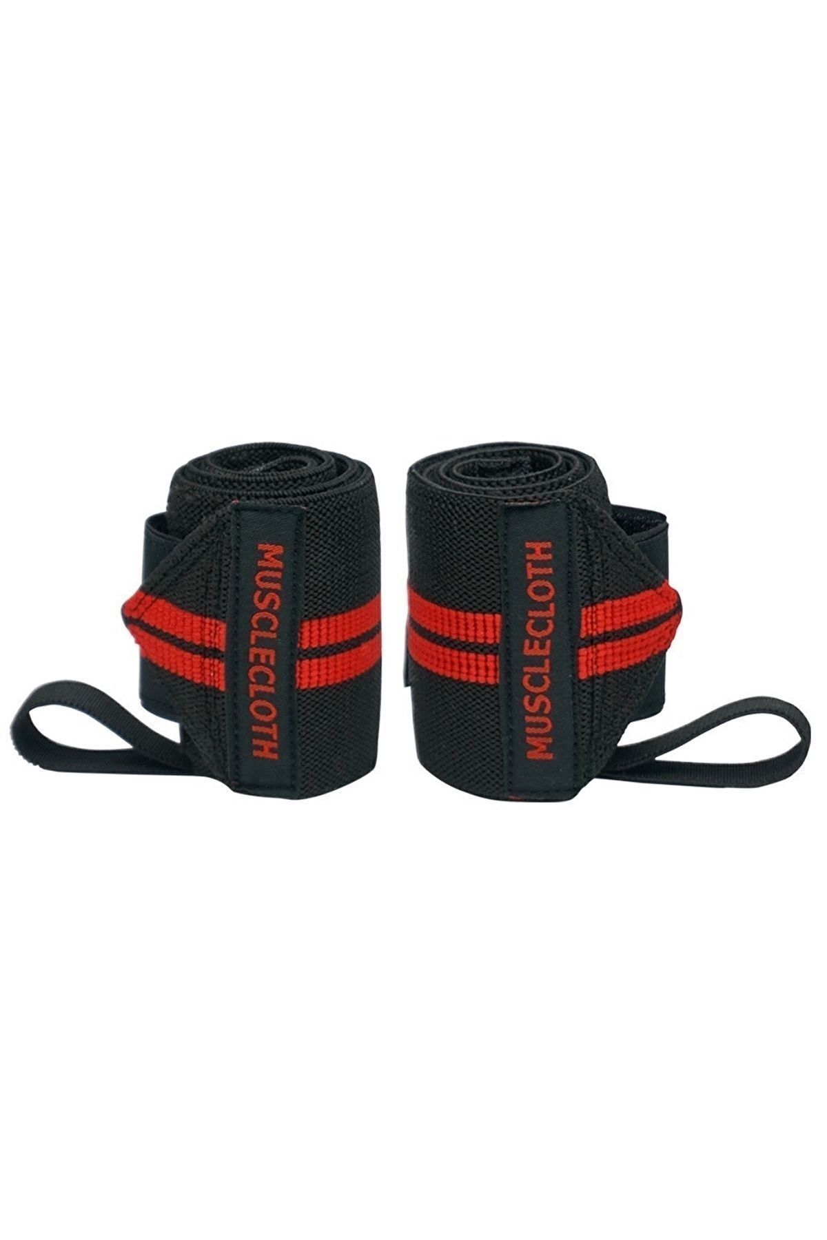 Pro Wrist Wraps Siyah Kırmızı 2'li Paket