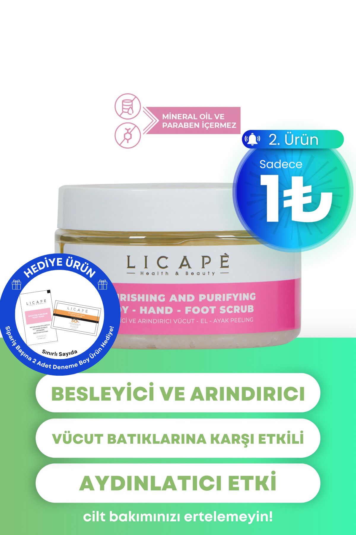Besleyici Ve Arındırıcı Vücut - El - Ayak Peeling 250ml