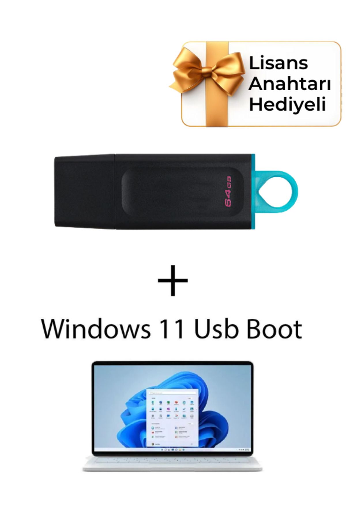 Format Atmak Için Windows 11 Yüklü 64 Gb Usb Flash Bellek