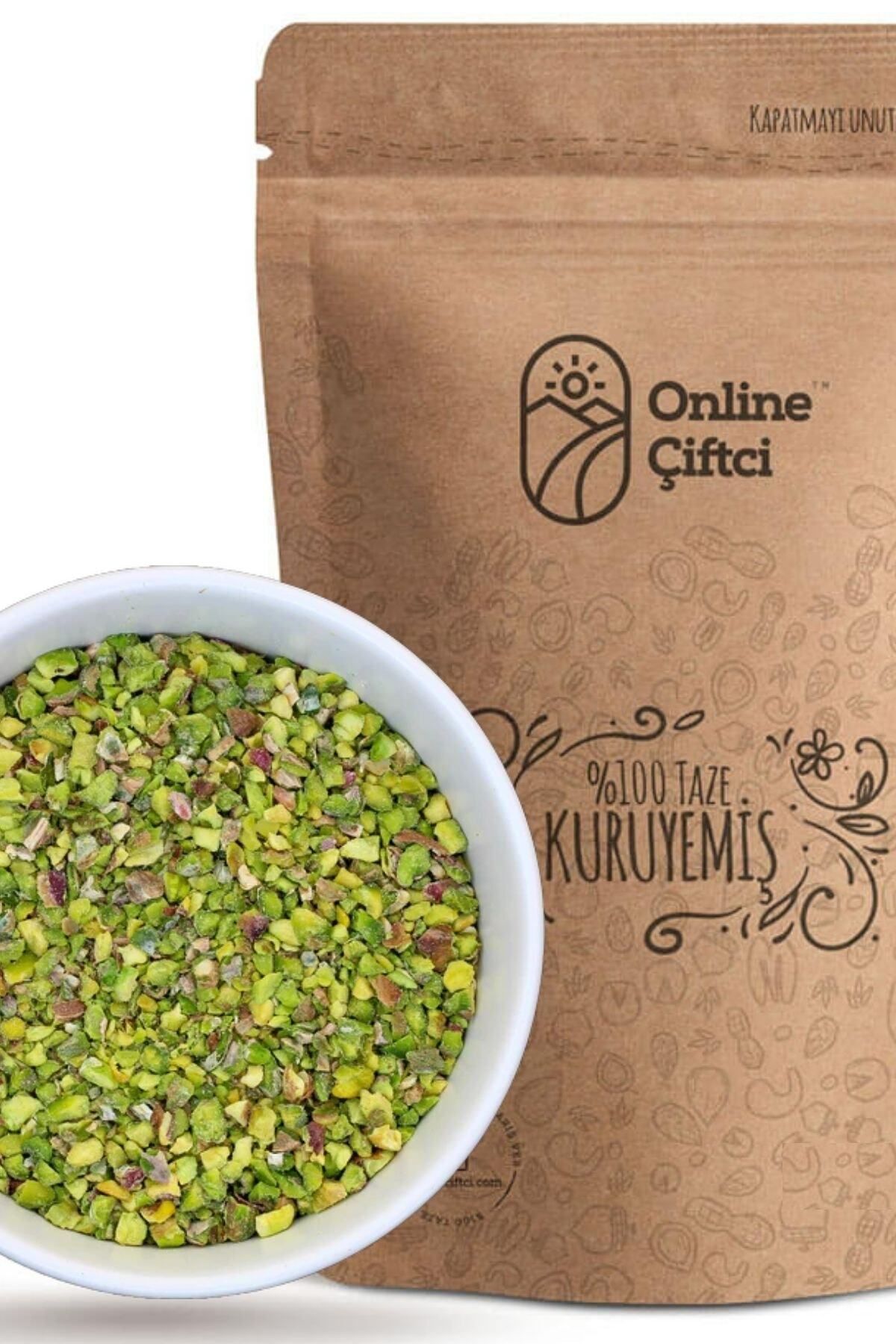Antep Fıstığı Pirinç Boz Fıstık 200 gram
