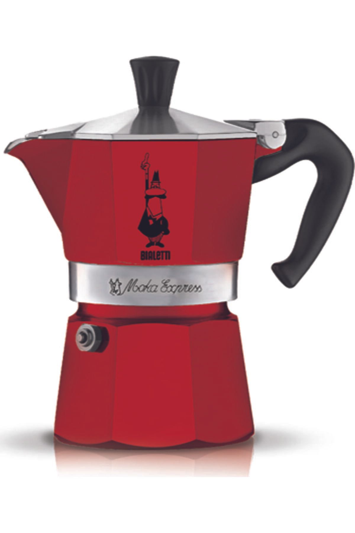 Moka Pot Express 3 Cup Kırmızı