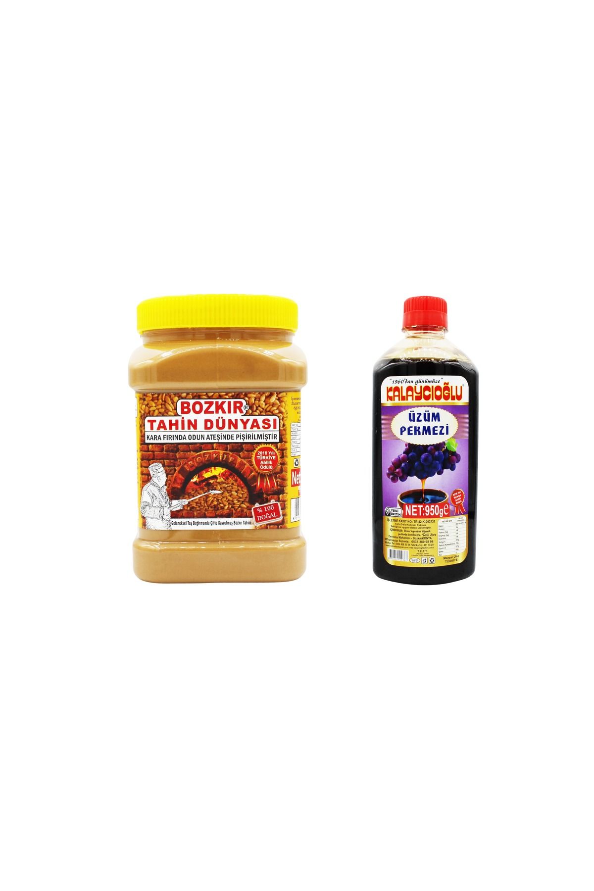 Mp - Btd Kepeksiz Tahin 935 Gr. - Üzüm Pekmezi 950 Gr.