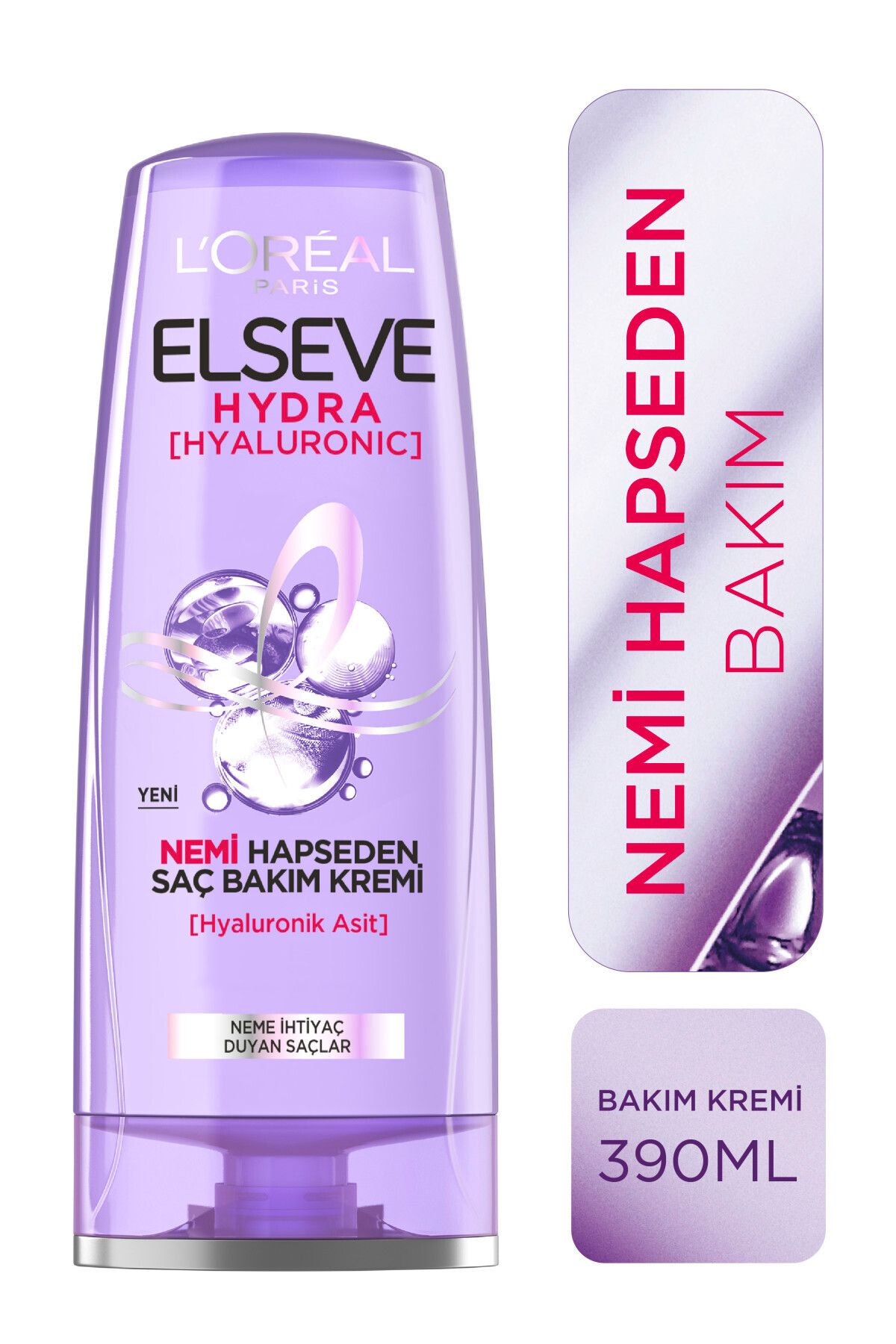 Hydra [hyaluronic] Nemi Hapseden Saç Bakım Kremi 390 ml