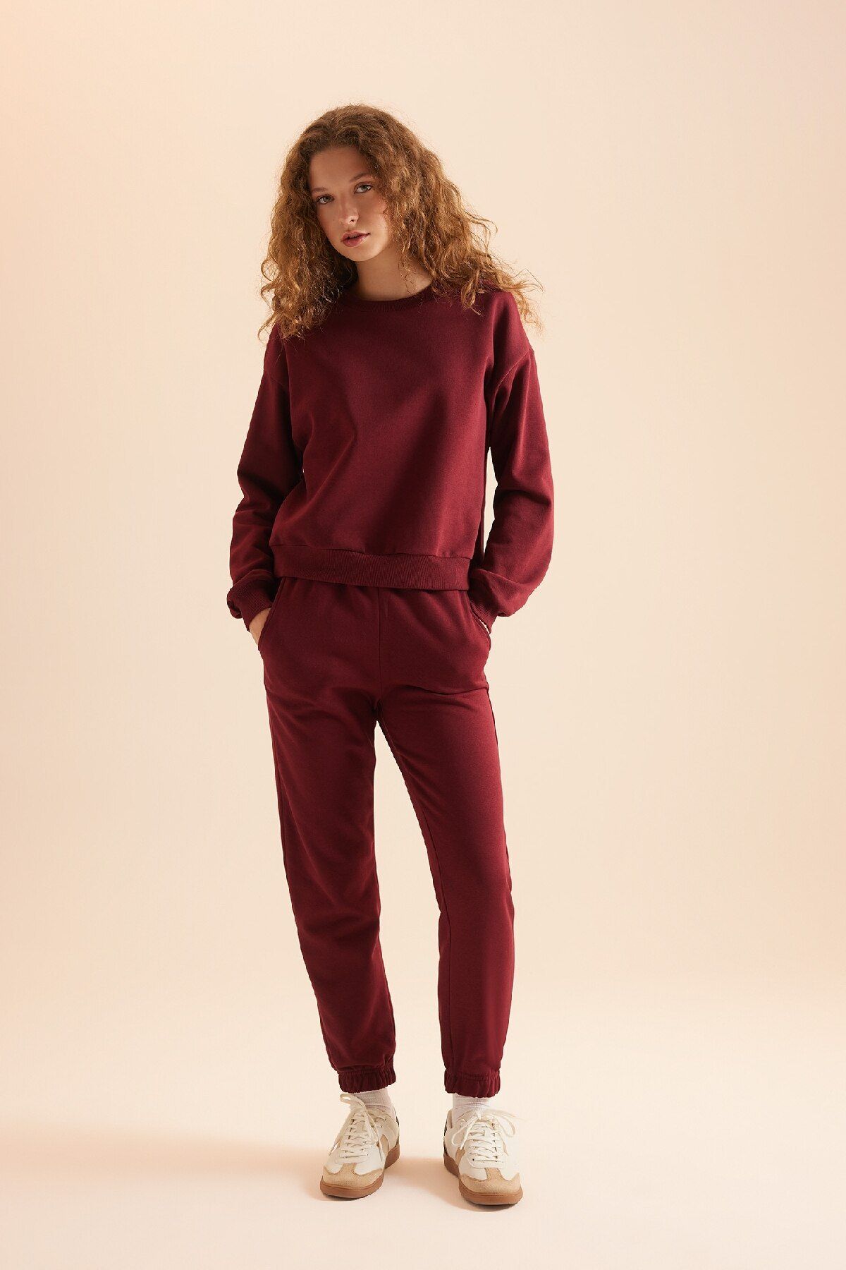 Regular Fit Normal Kalıp Basic Içi Kalın Polarlı Eşofman Takımı D8022axns