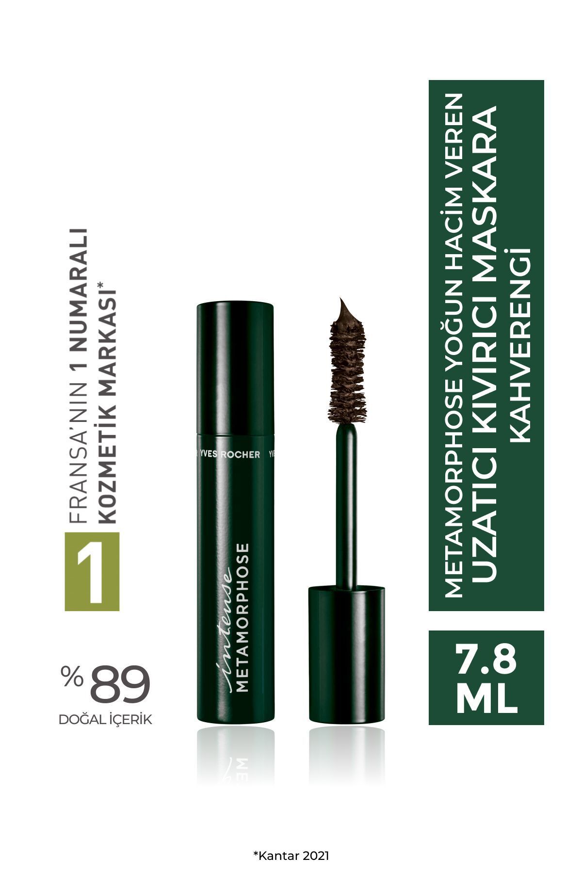 Yoğun Hacim Veren Uzatıcı Kıvırıcı Maskara-Metamophose-Kahverengi-48354