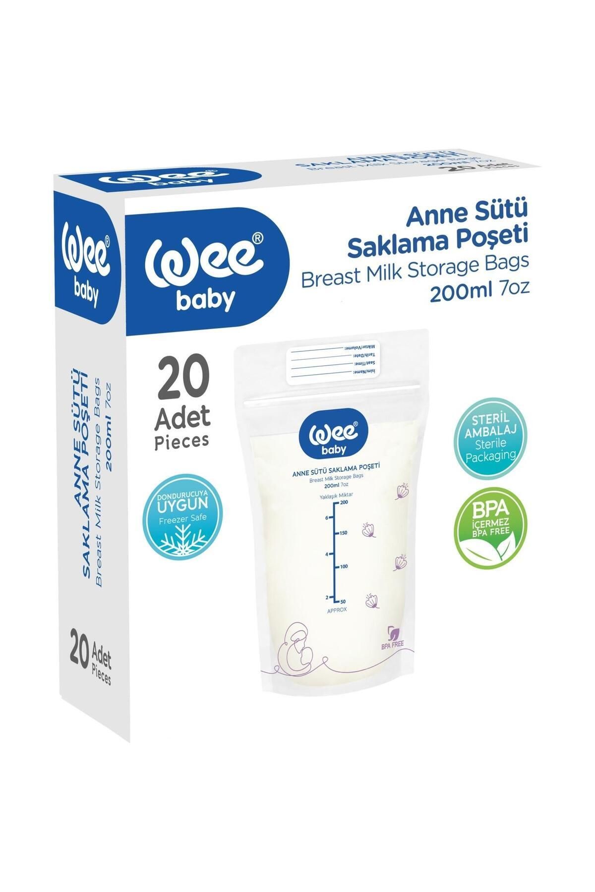 Anne Sütü Saklama Poşeti 20li