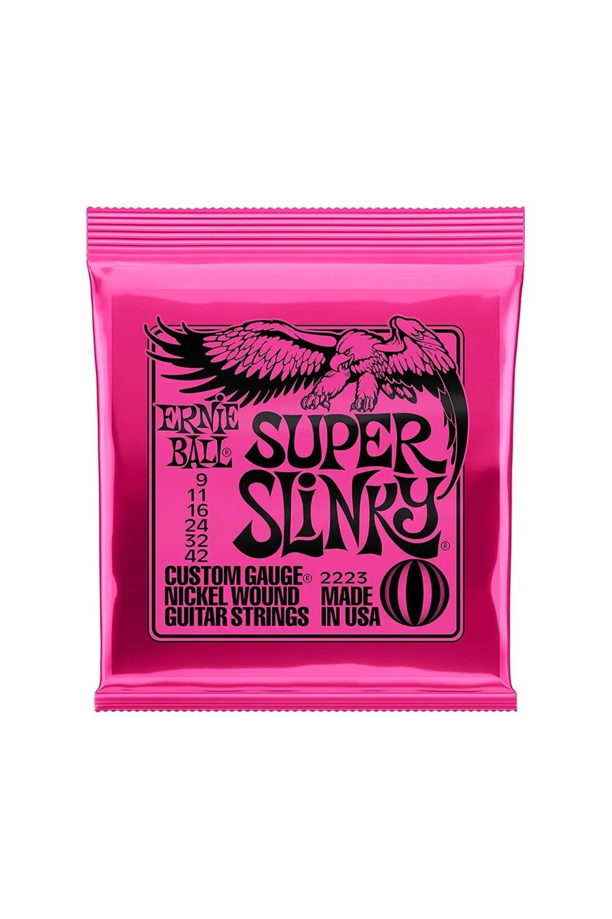 P02223 Super Slinky 09-42 Elektro Gitar Teli P02223, One Size