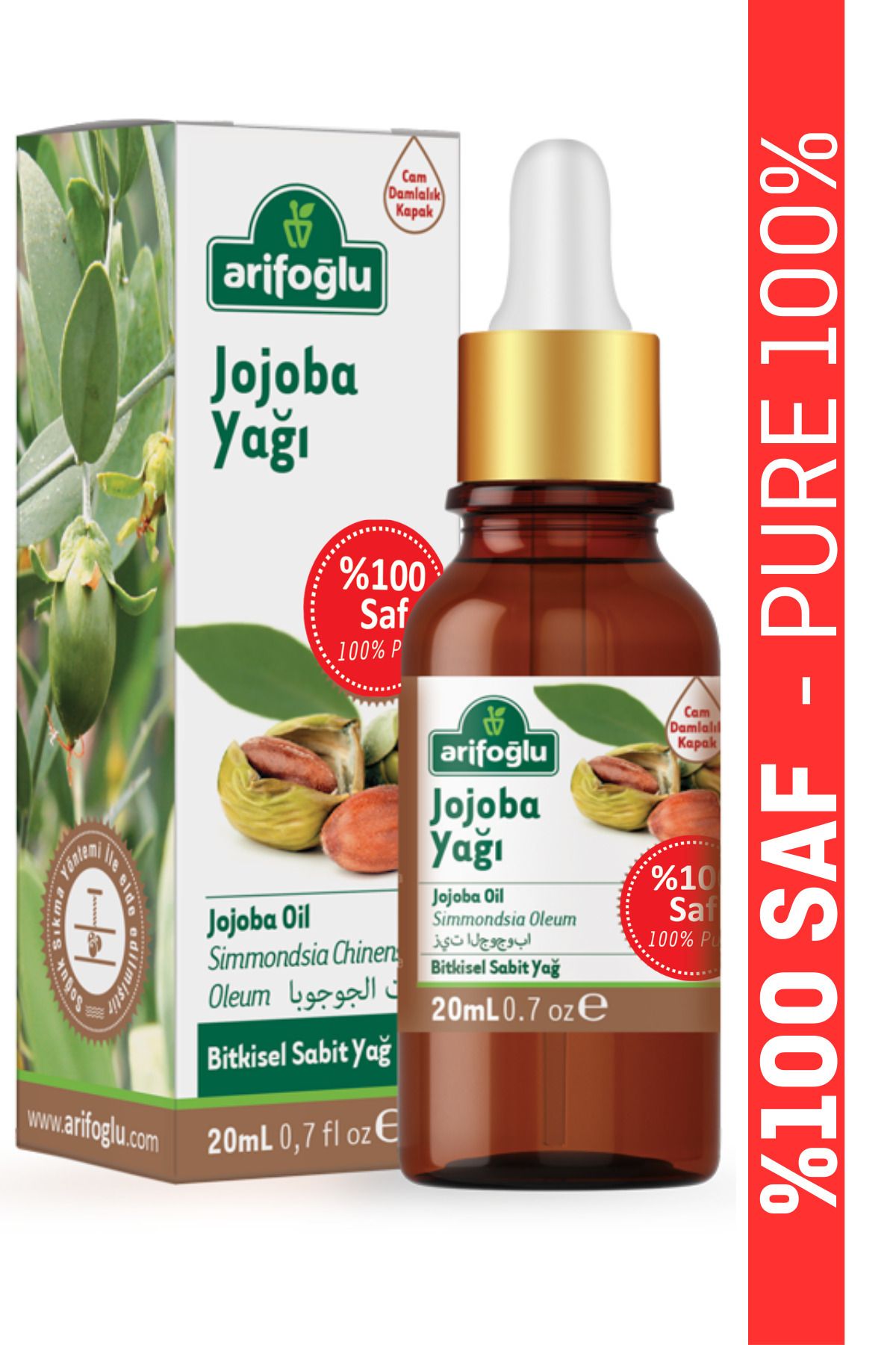 Jojoba Yağı 20ml %100 Saf Ve Doğal