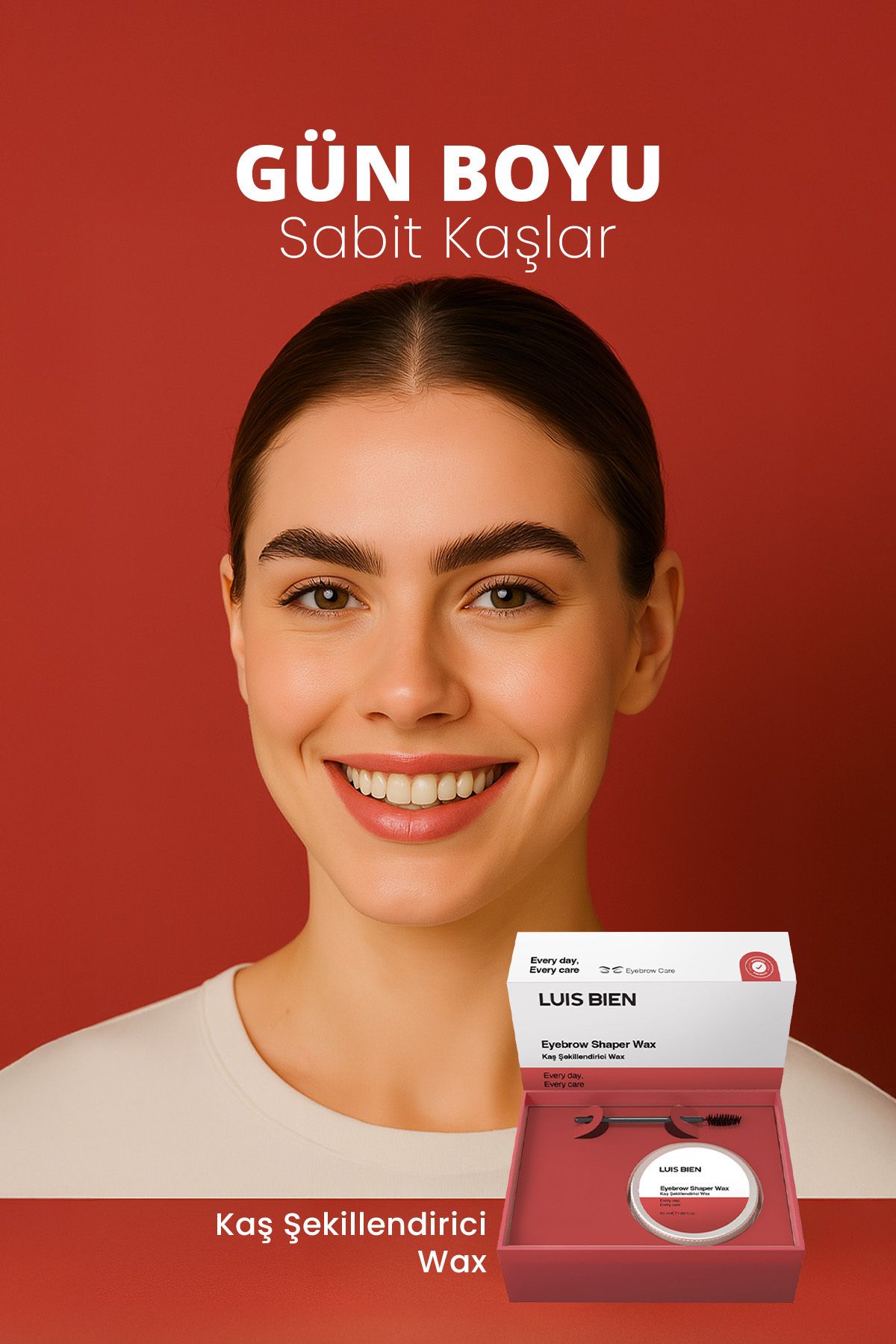 Kaş Şekillendirici Wax | Doğal Sabitleme & Uzun Süre Kalıcı Etki | Hint Yağı İçerikli Bakım