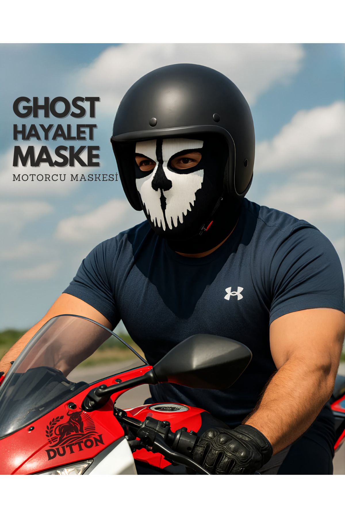 Motor Buff Balaclava 8, One Size