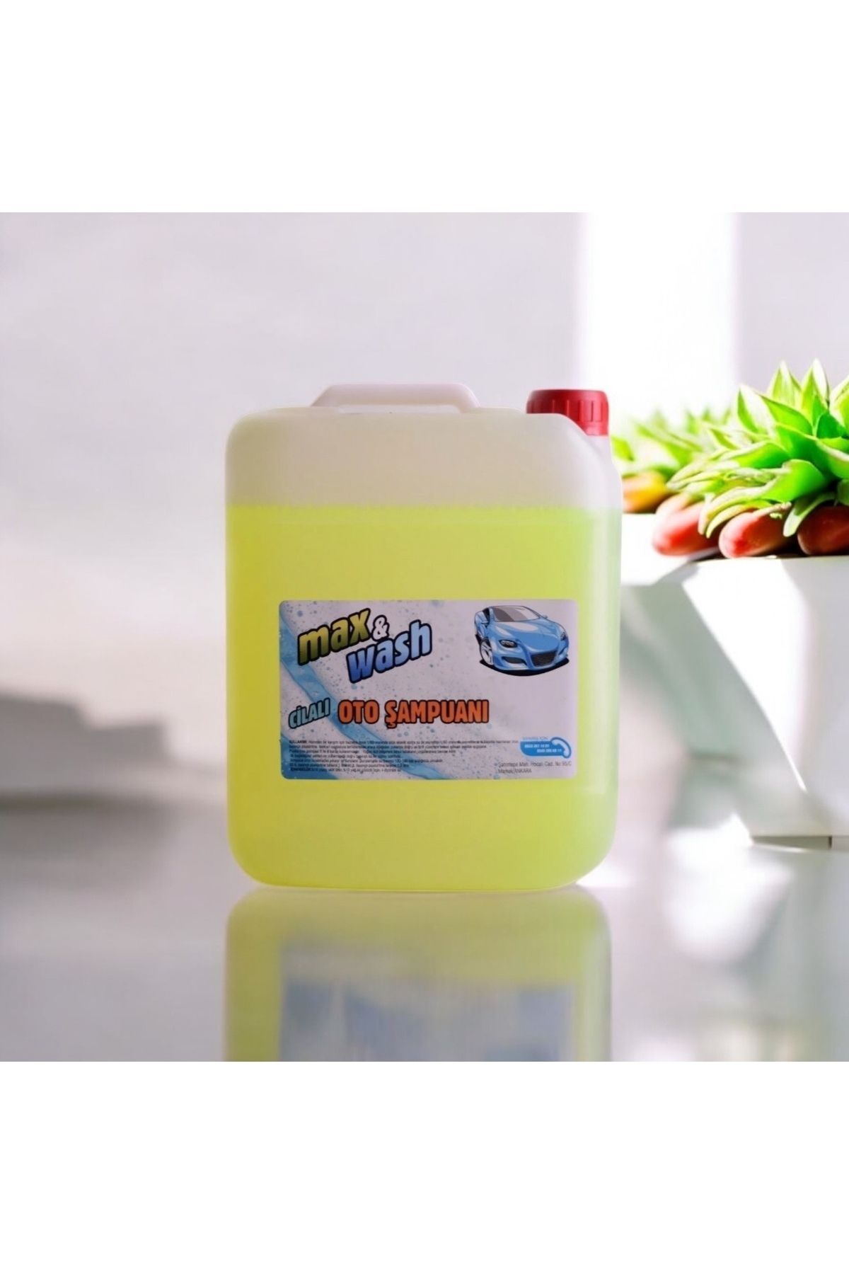 5kg Cilalı Oto Yıkama Şampuanı Bol Köpük 1/60 Konsantre