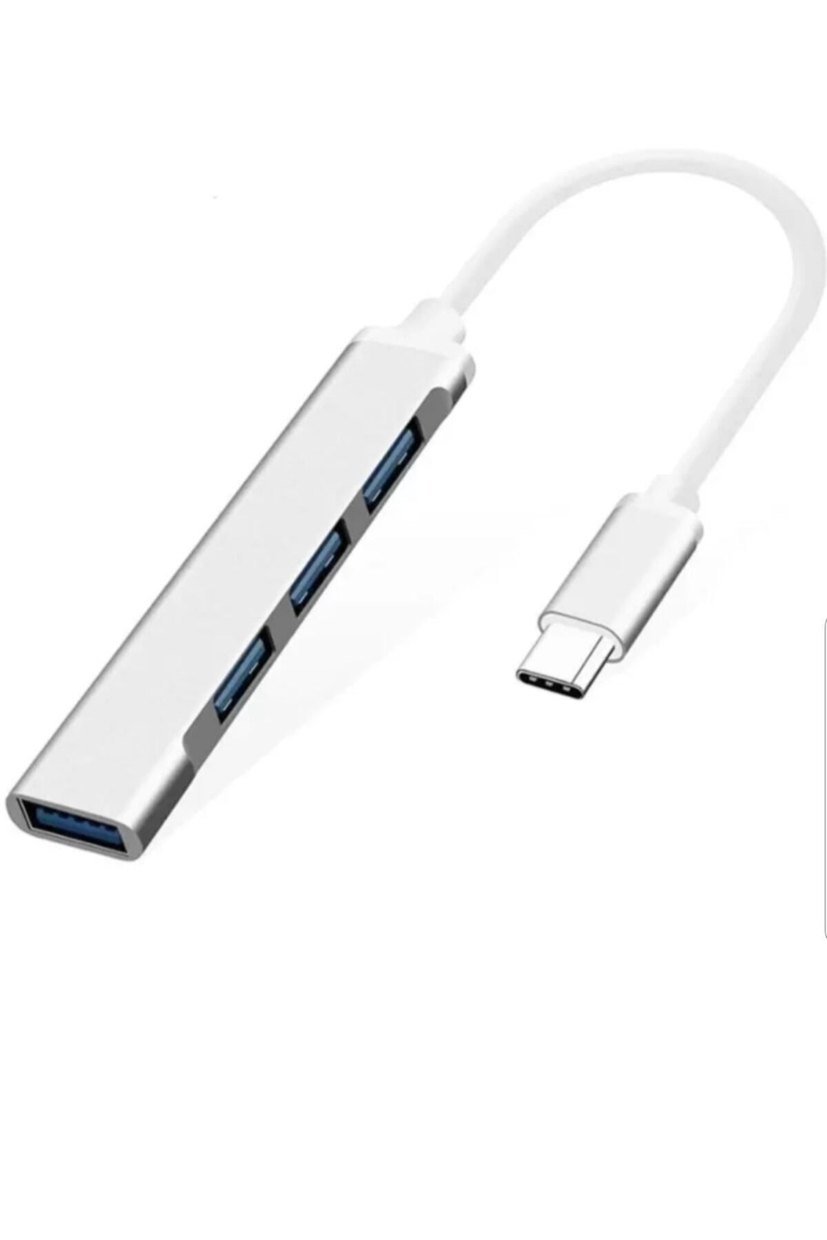 Type-c To Usb Hub 4 Port Çoklayıcı Macbook Ile Uyumlu Çoğaltıcı Hub