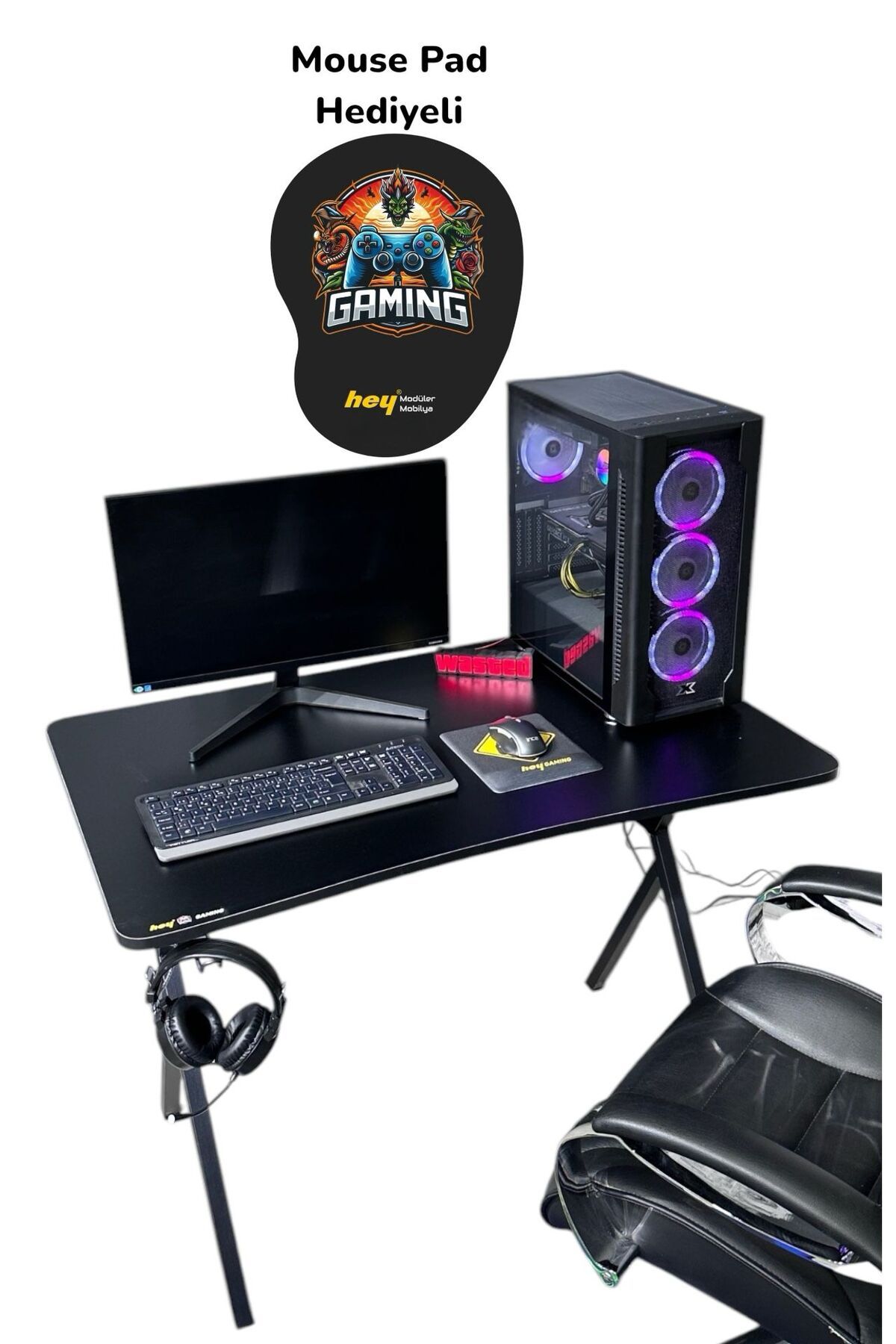 Heygaming2 Profesyonel Oyuncu Masası 110 Cm