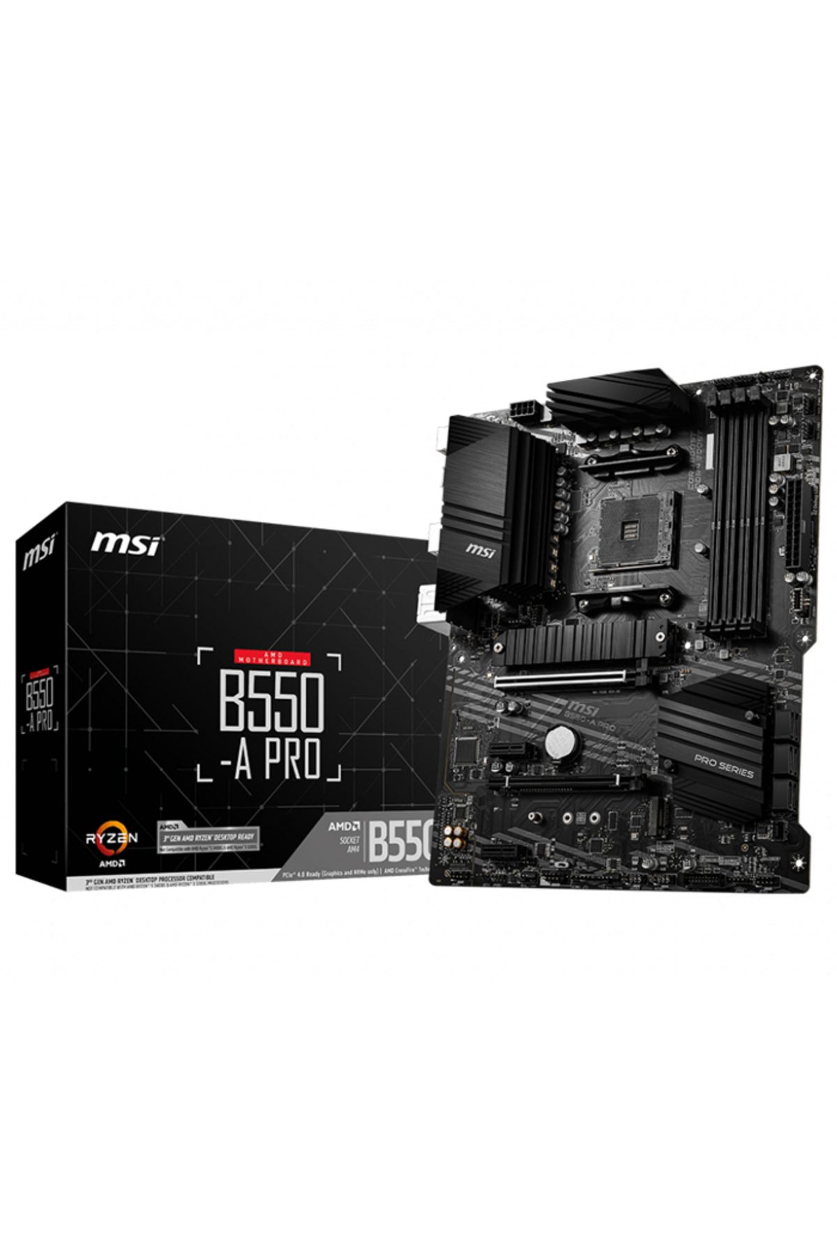 B550-a Pro Amd B550 Soket Am4 Ddr4 4400(OC)mhz Atx Gaming (OYUNCU) Anakart