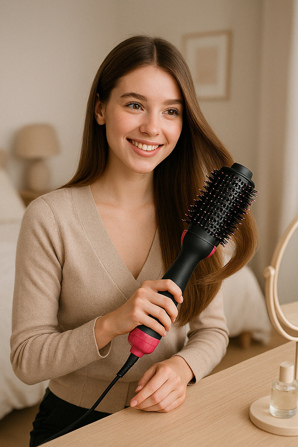 One Step Saç Şekillendirici Ve Saç Düzleştirici Fön Tarağı 1200w