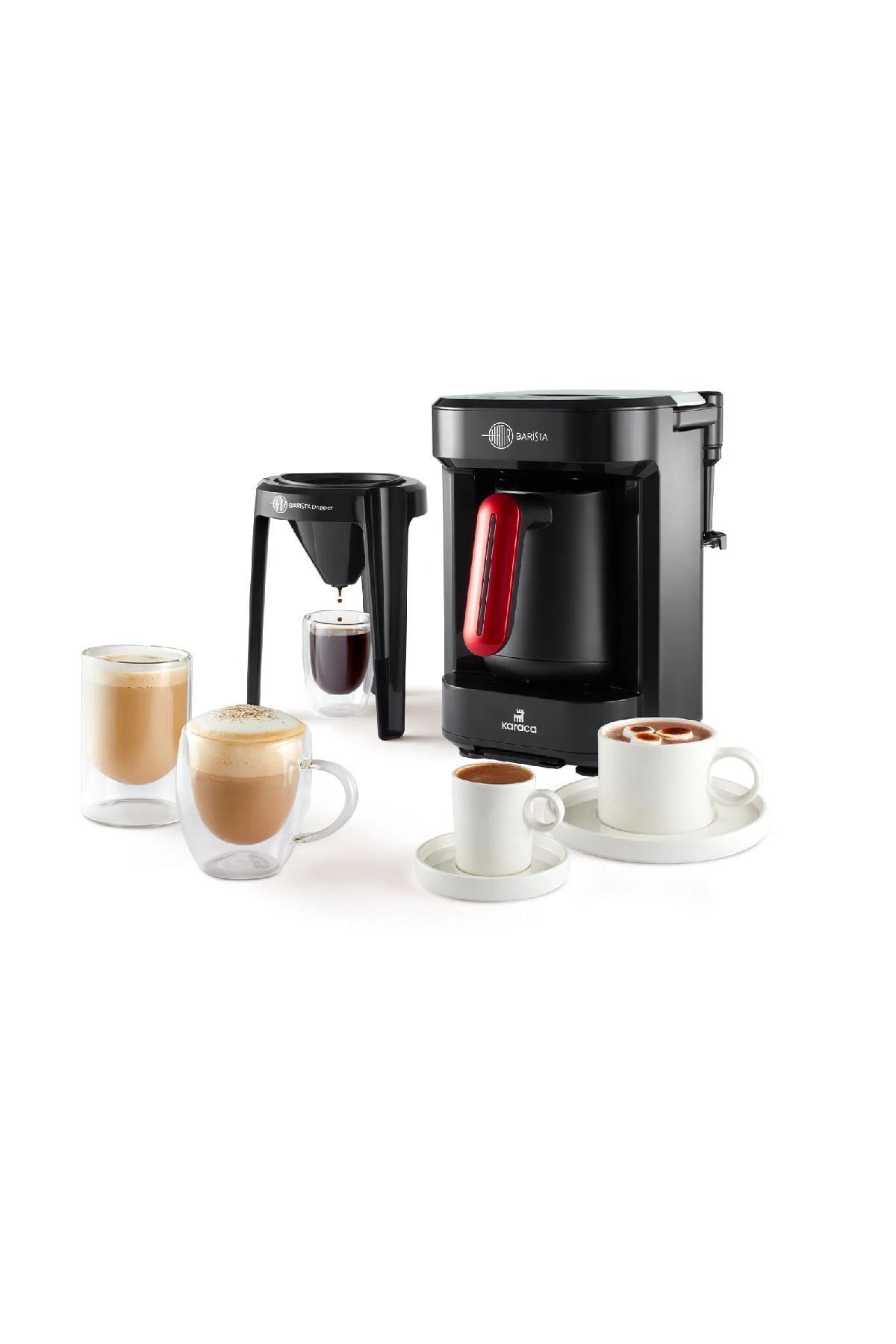 Hatır Barista Cappuccino Ve Türk Kahve Makinesi Imperial Red