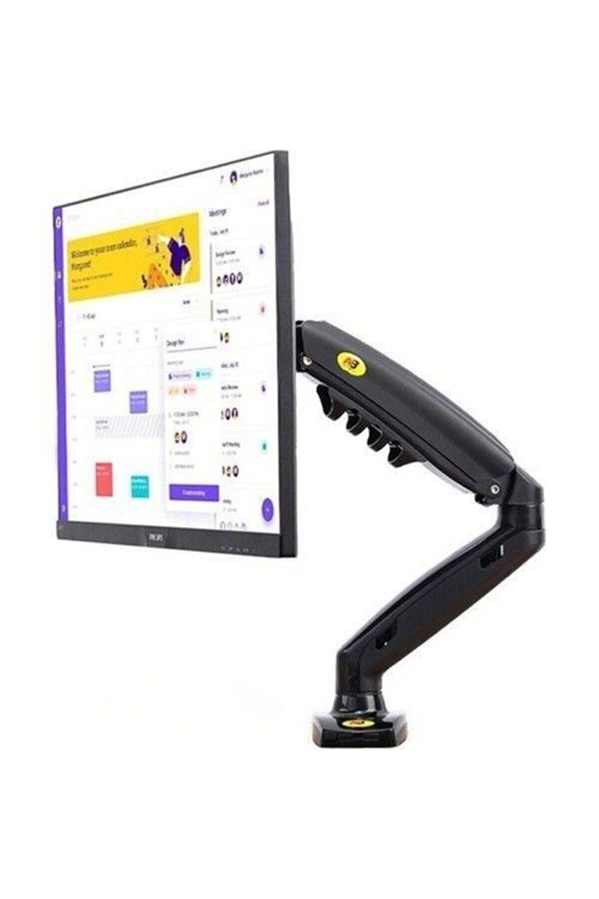Nb F80 Tek Kol Amortisörlü 17"-30" Lcd Led Monitör Tutucu