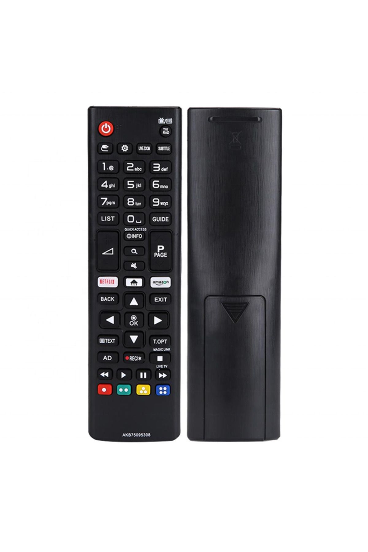 Akb75375608  Uyumlu  Netflix Amazon Tuşlu Kumanda
