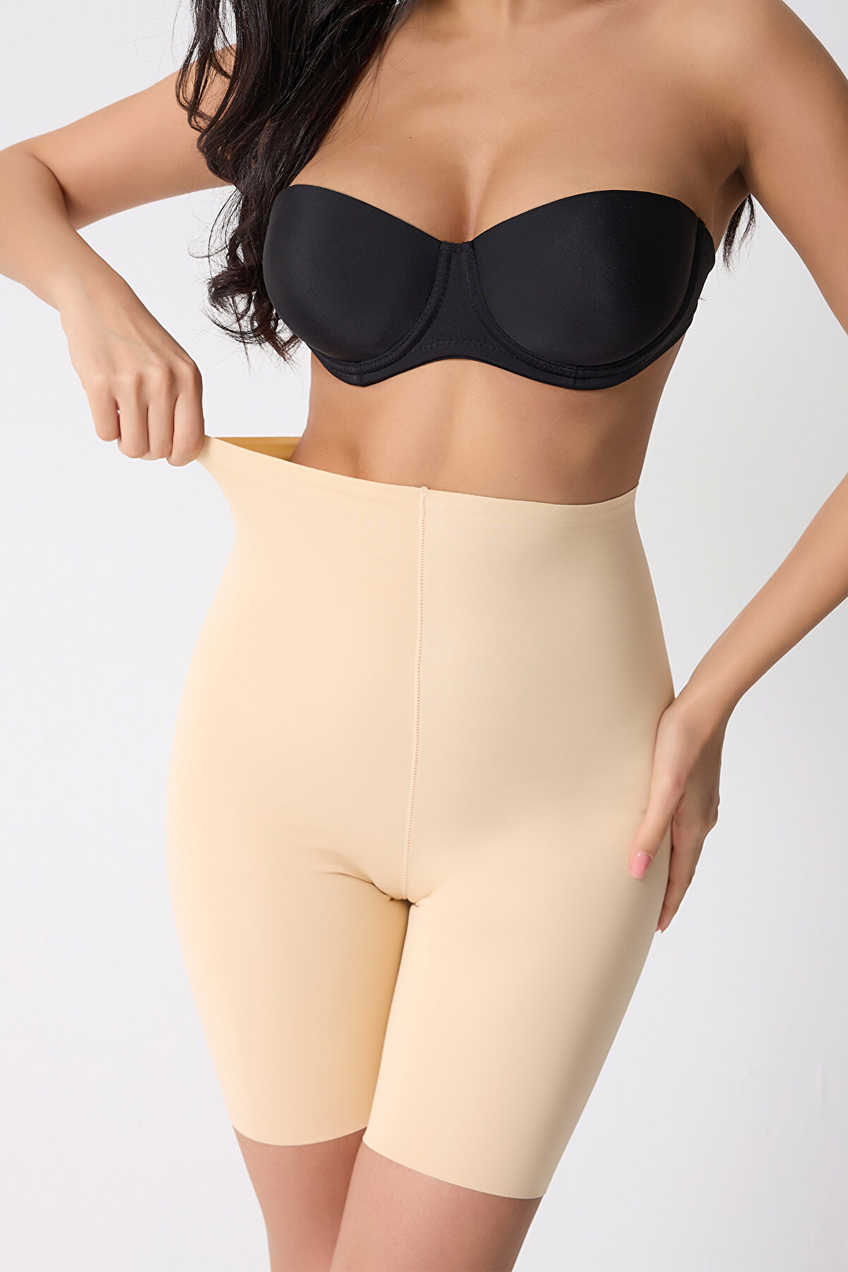 İnceltici Etkili Toparlayıcı Lazer Kesim Iz Yapmayan Hayalet Paçalı Korse