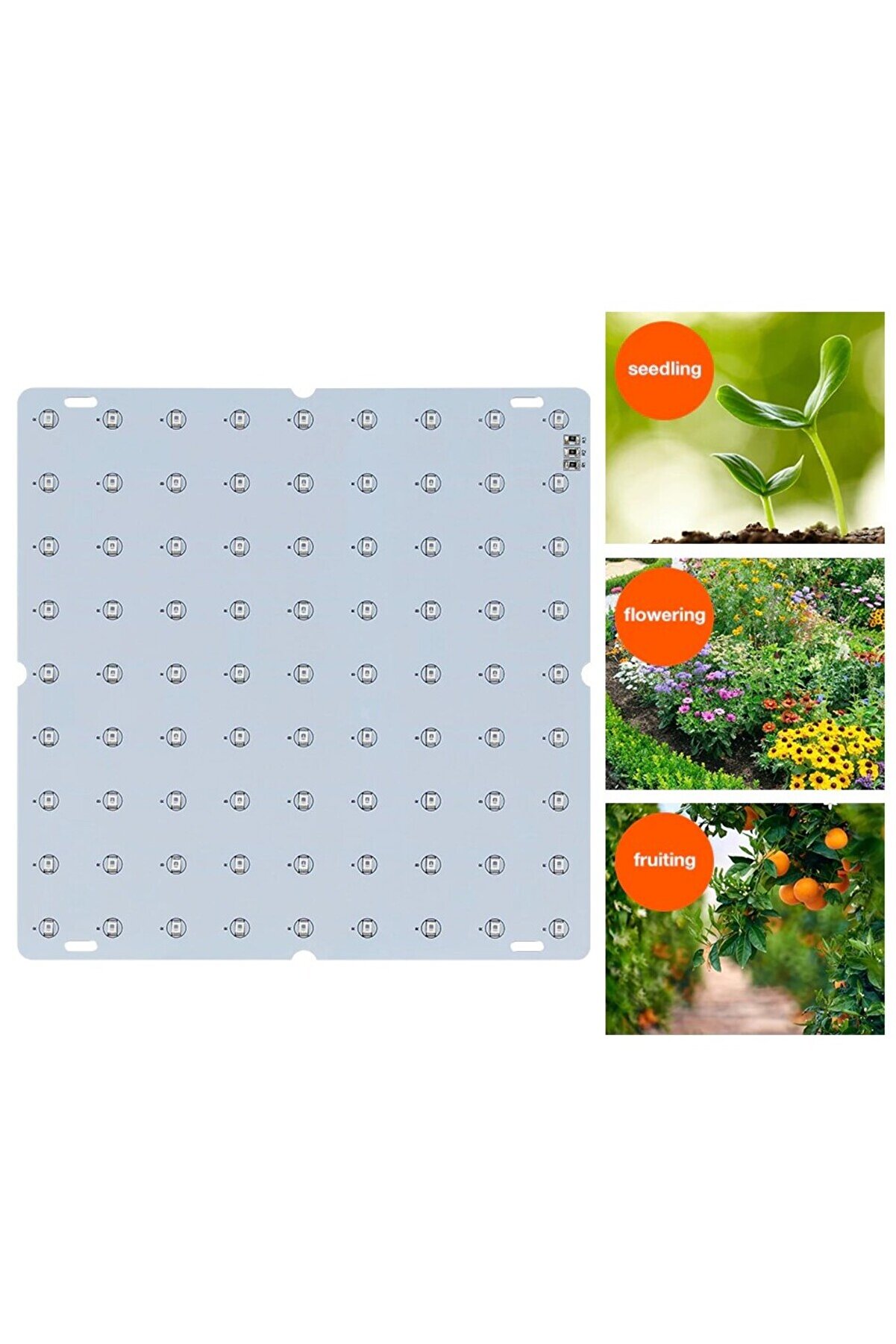 Evde Hızlı Bitki Bakımı Sera Işığı Yapay Güneş Işığı Led Panel 1000w Spectrum Yetiştirme Paneli 220v