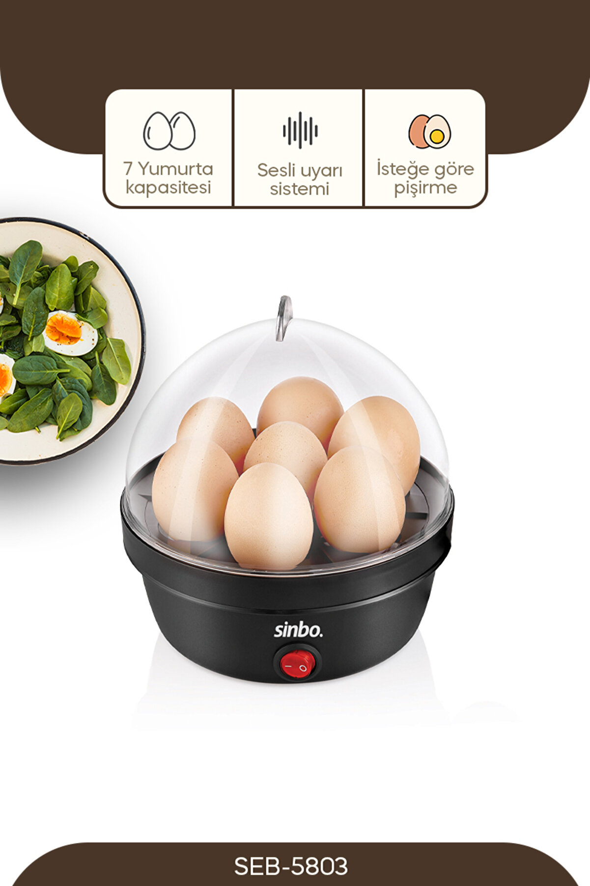 Seb-5803 Yumurta Pişirme Haşlama Cihazı