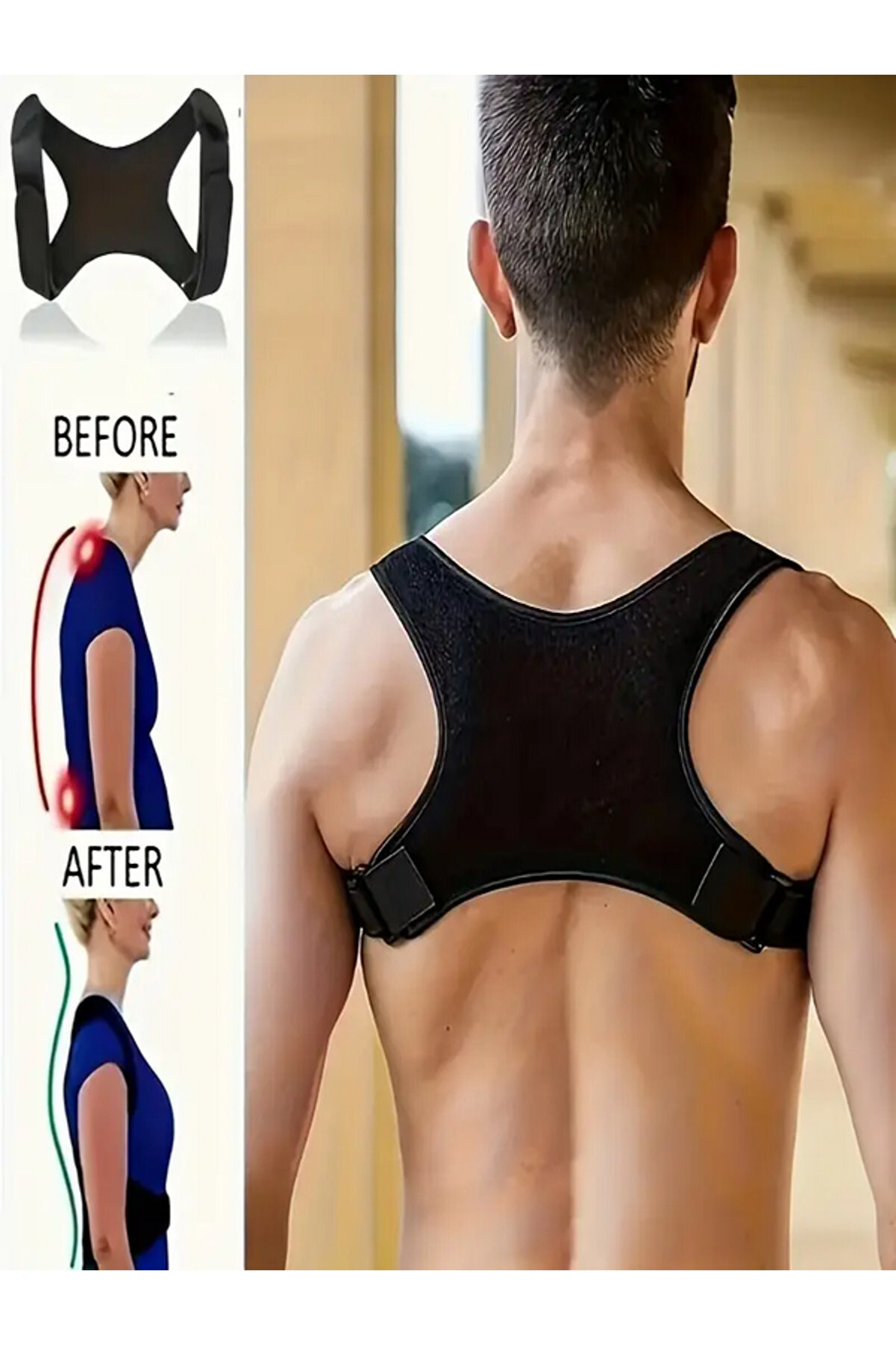 Dik Duruş Koruyucu Korsesi Kambur Korsesi Medikal Ortopedik Korse Dik Duruş Korsesi