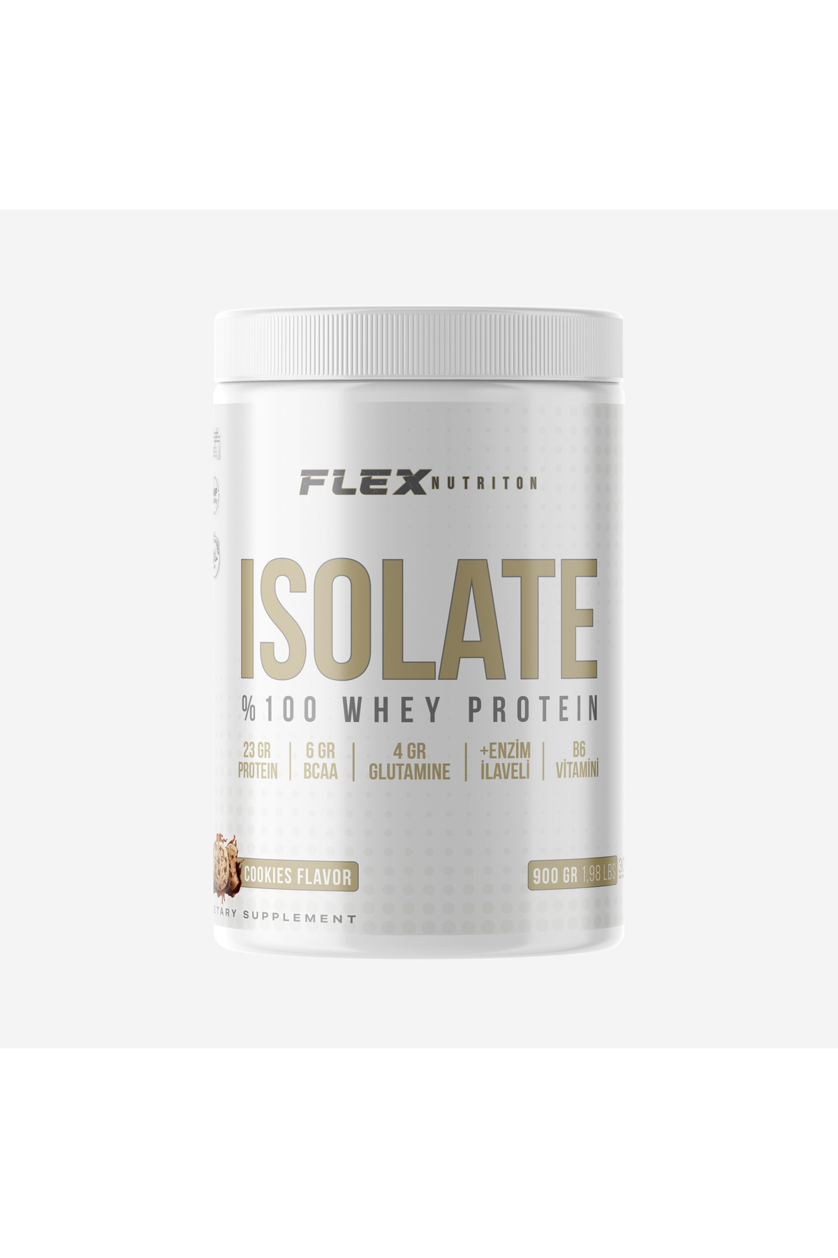 Isolate Whey Protein 900 gr 30 Servis Kurabiye