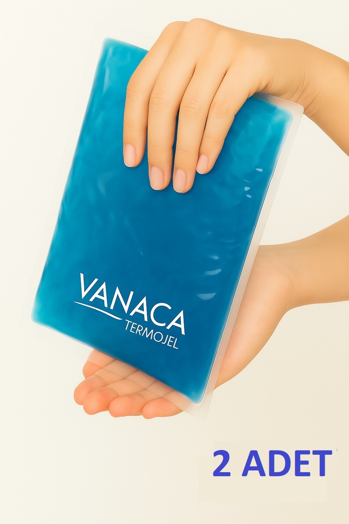 2 Adet Sıcak Soğuk Kompres Jel Buz Paketi - Tekrar Kullanılabilir Soğutucu Isıtıcı Jel 26x35 Cm