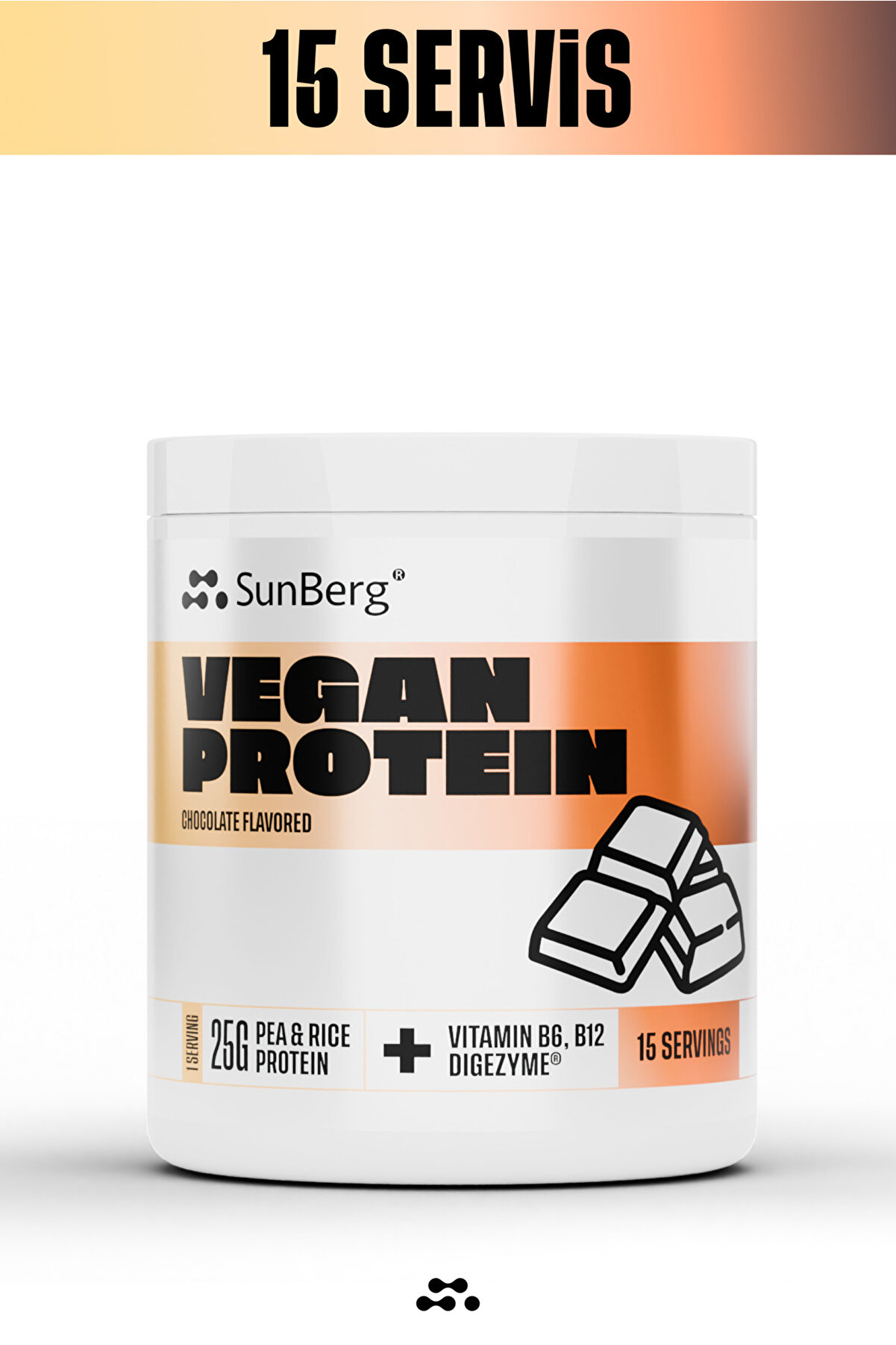 Vegan Protein I Çikolata 495 G - 15 Servis