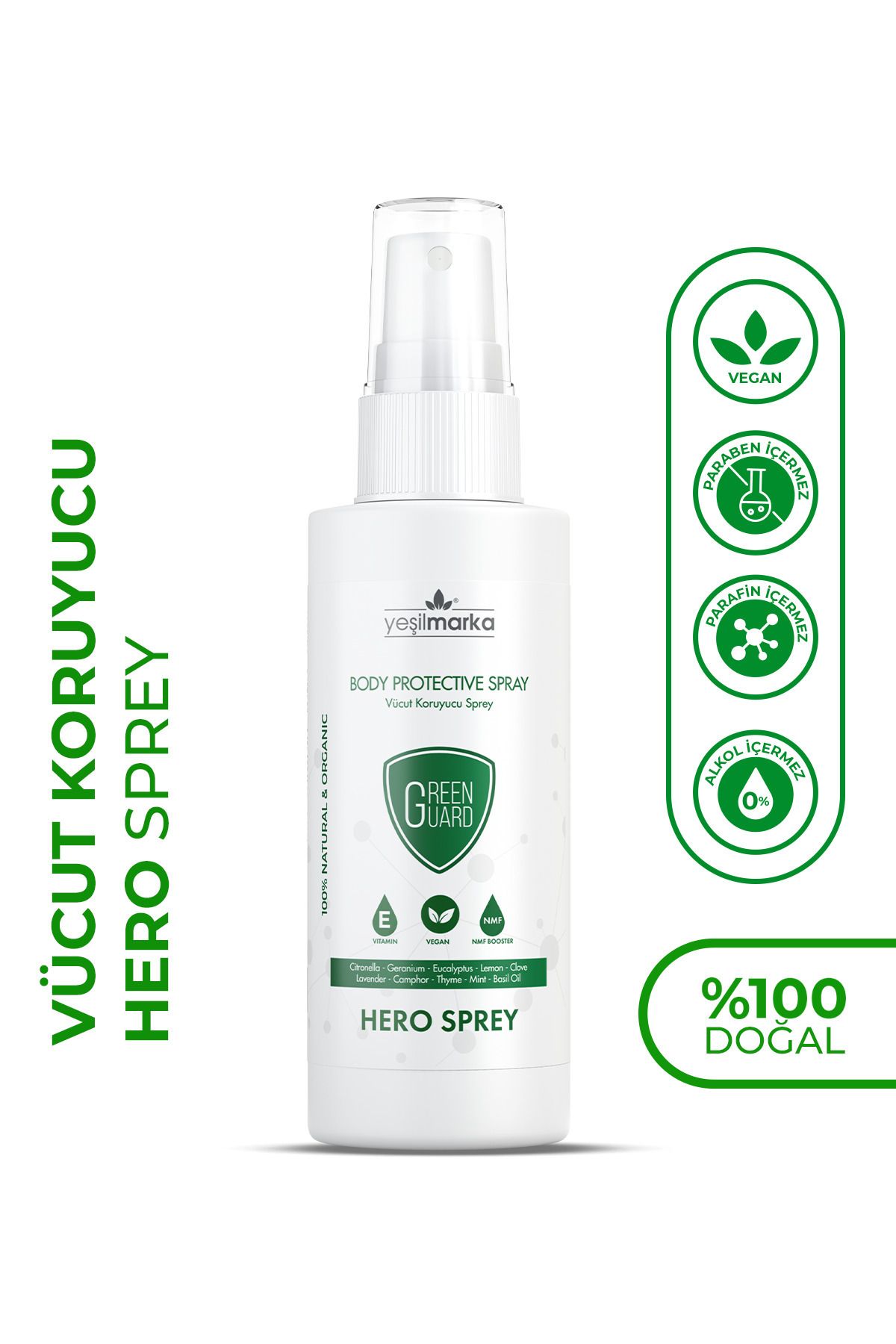 Doğal Koruyucu Vücut Losyonu - Dış Etkenlere Karşı Koruyucu Hero Spray (BEBEK ÇOCUK YETKİŞKİN)